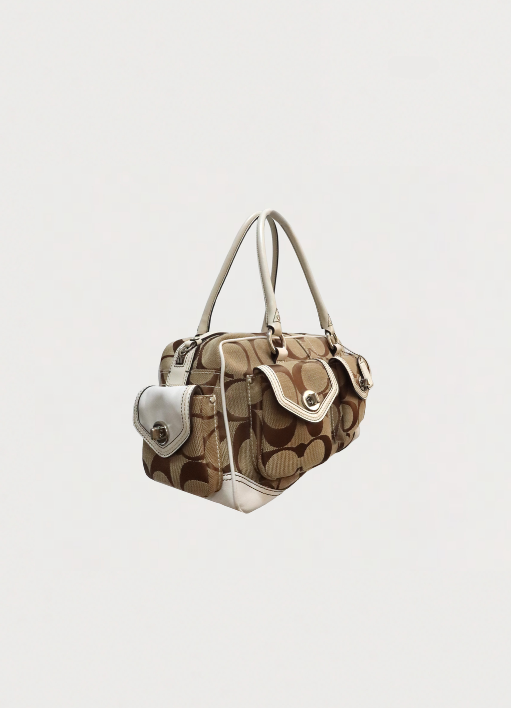 SIGNATURE GALLERY POCKET SATCHEL BAG