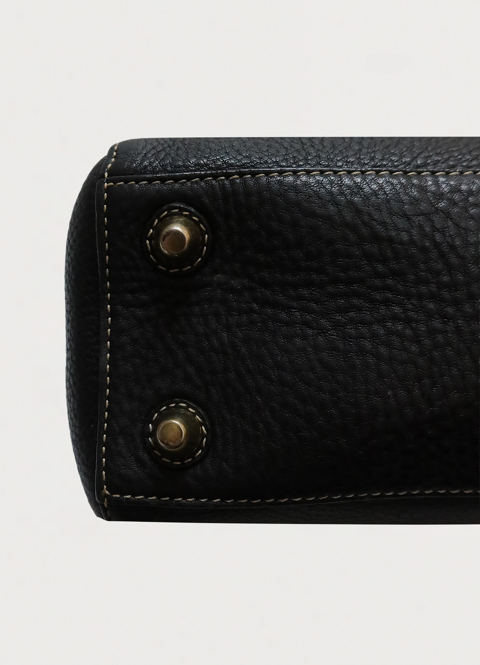 HAMPTONS LEATHER CARRYALL SATCHEL BAG