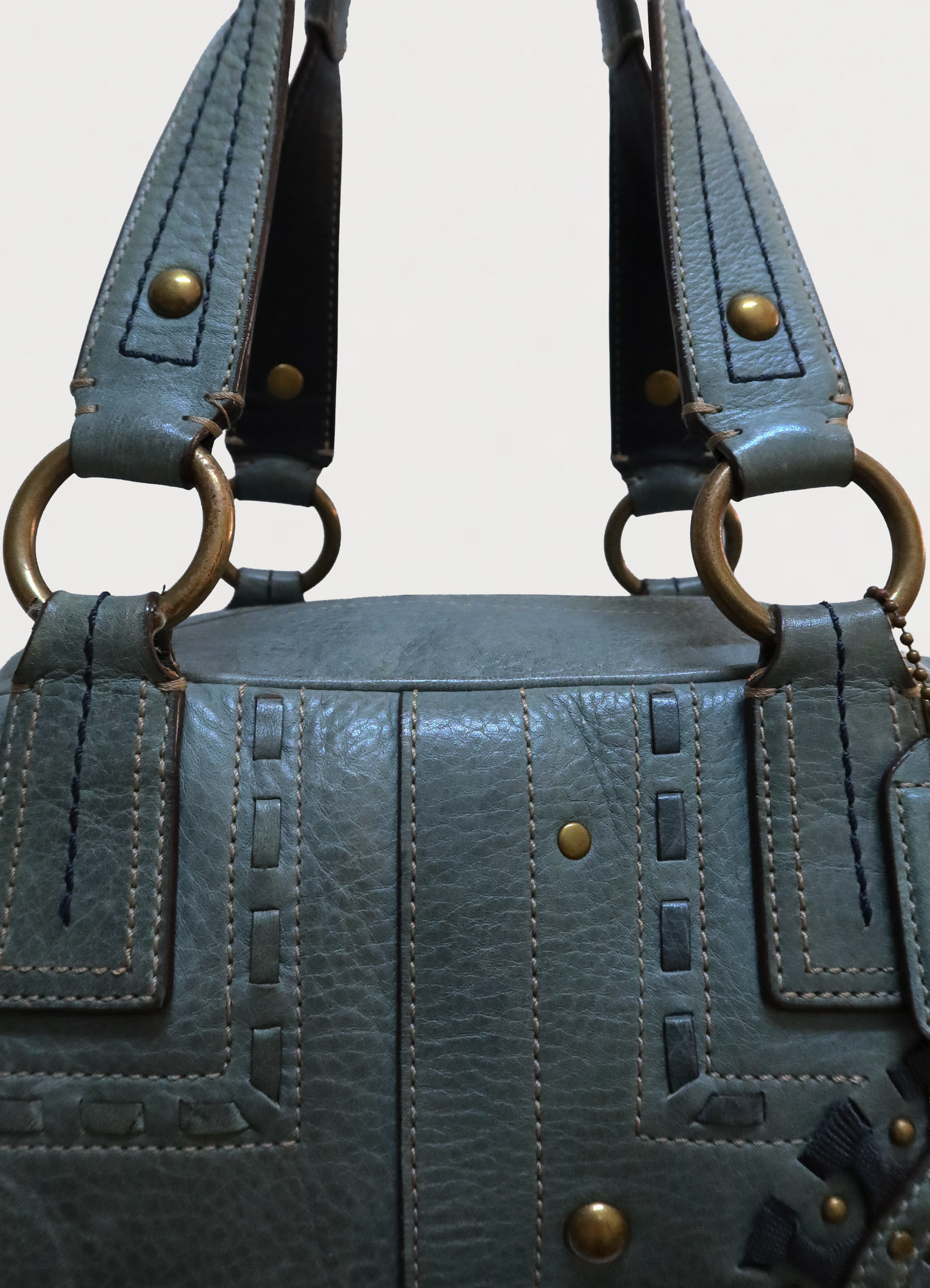 MIA STUDDED STARBURST SATCHEL SHOULDER BAG