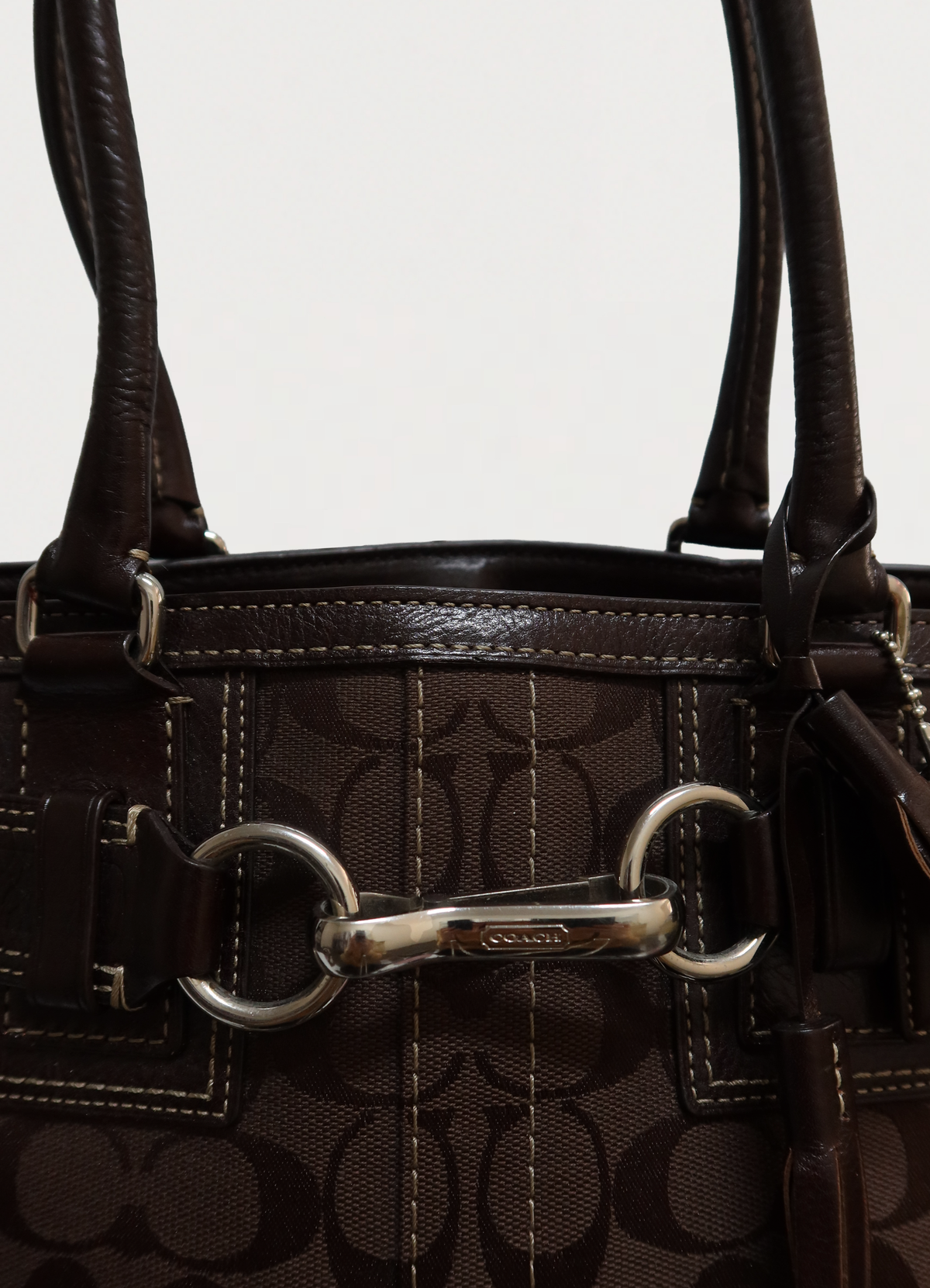 HAMPTON SIGNATURE LARGE SATCHEL BAG