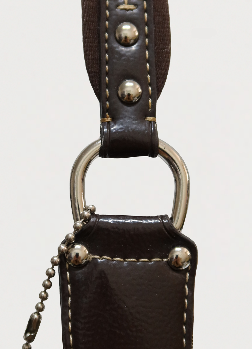 SIGNATURE STRIPE HOBO SHOULDER BAG