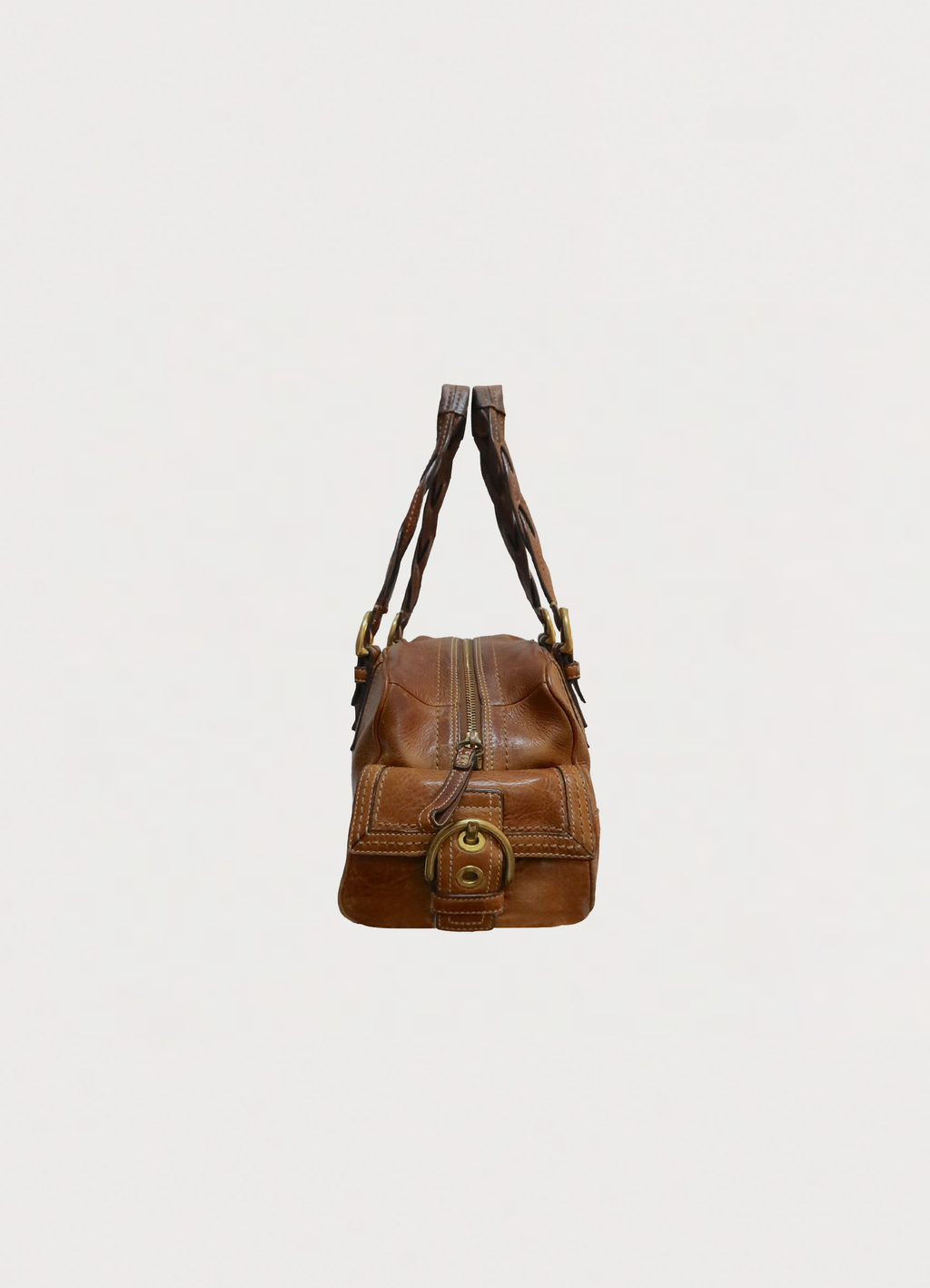 MIA SOHO LEATHER SATCHEL SHOULDER BAG
