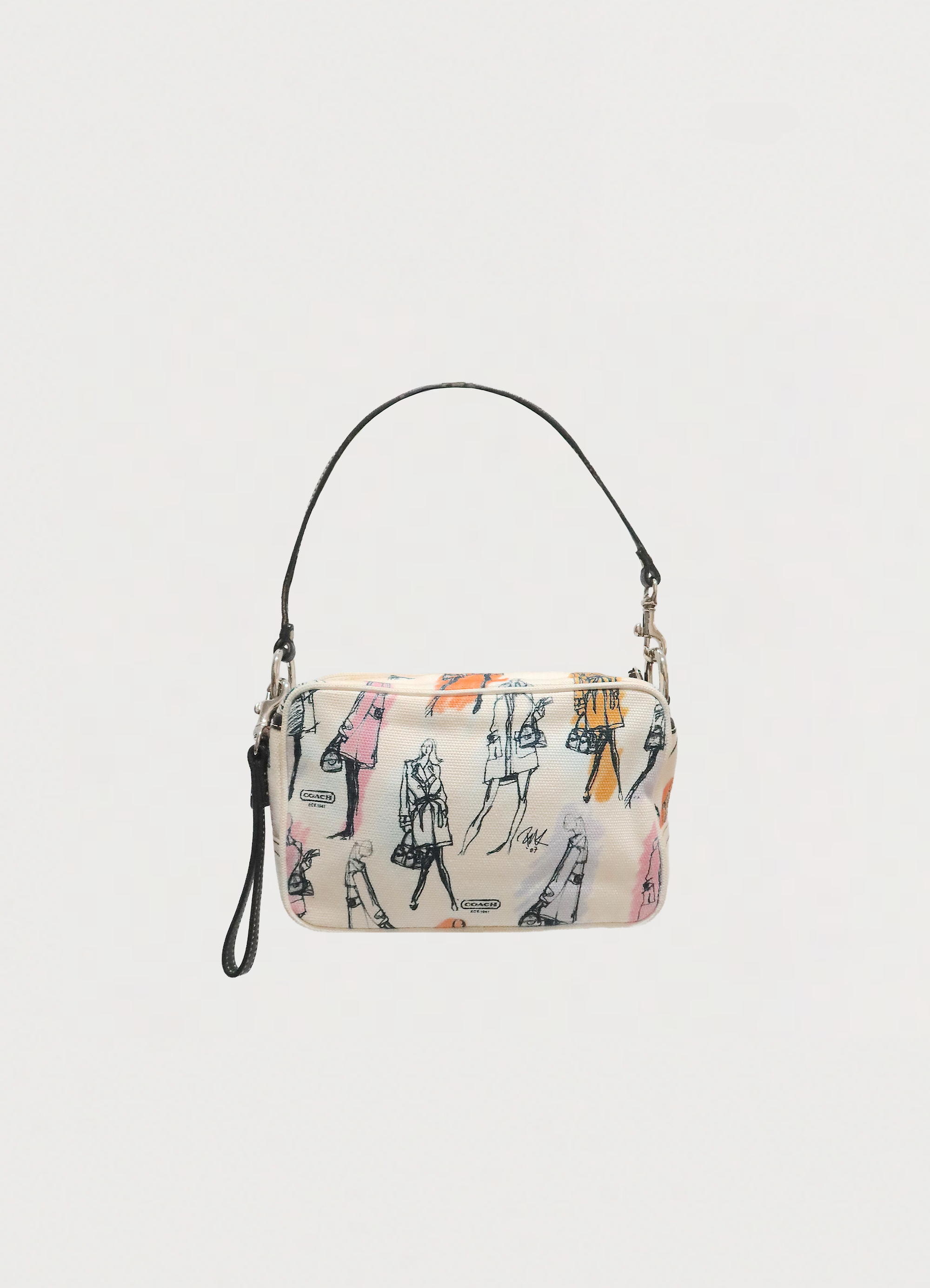 LIMITED EDITION PEOPLE SKETCH BONNIE CASHIN POCHETTE BAG