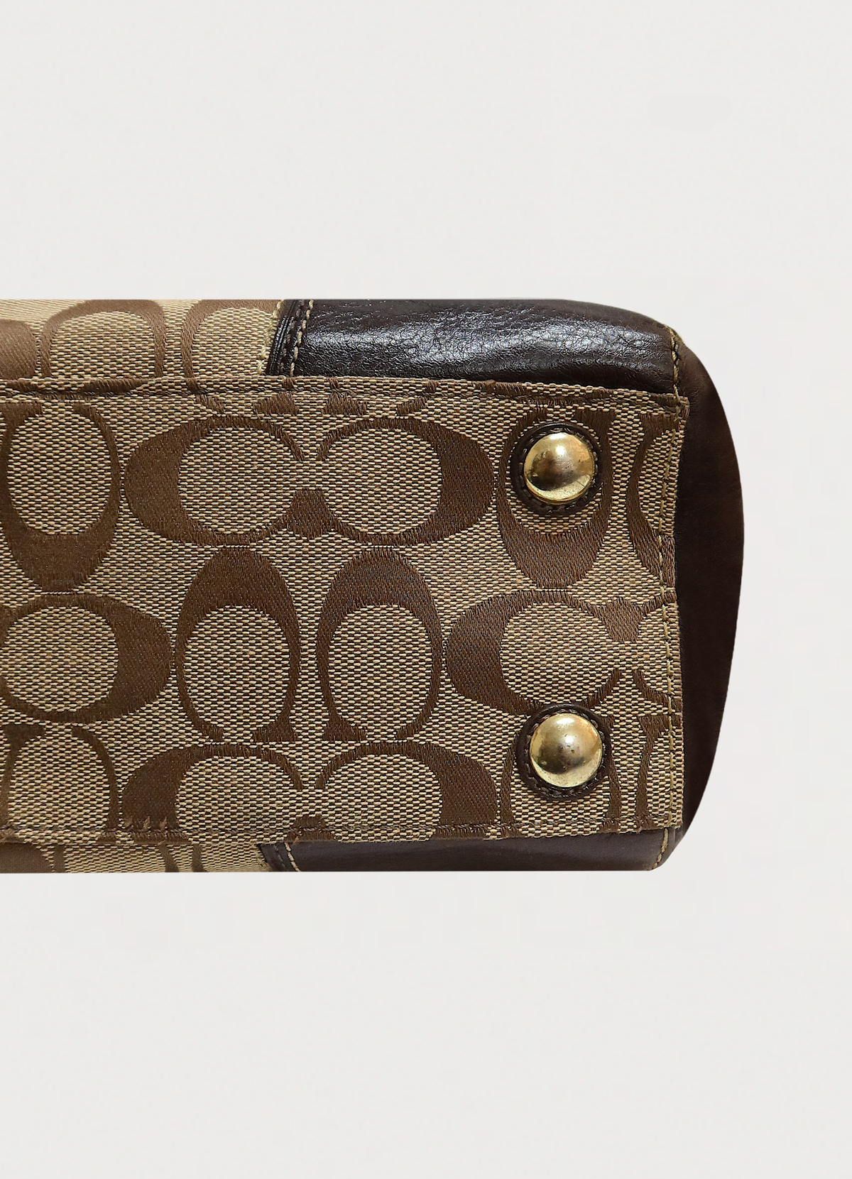 MADELINE SIGNATURE TURNLOCK SHOULDER BAG