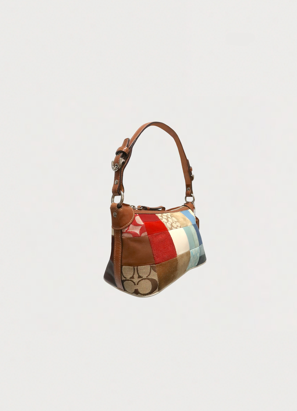 SOHO PATCHWORK SHOULDER BAG
