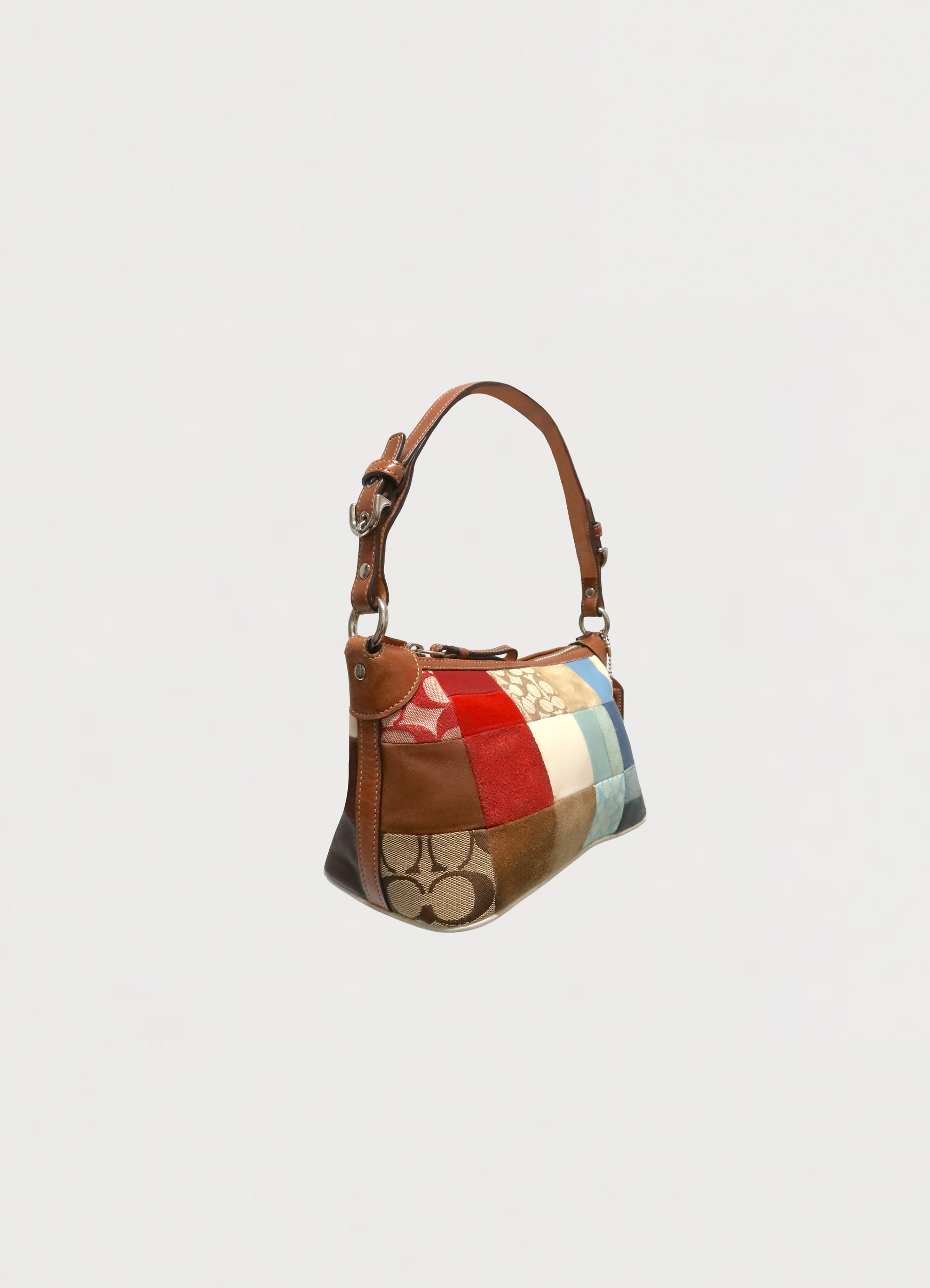 SOHO PATCHWORK SHOULDER BAG