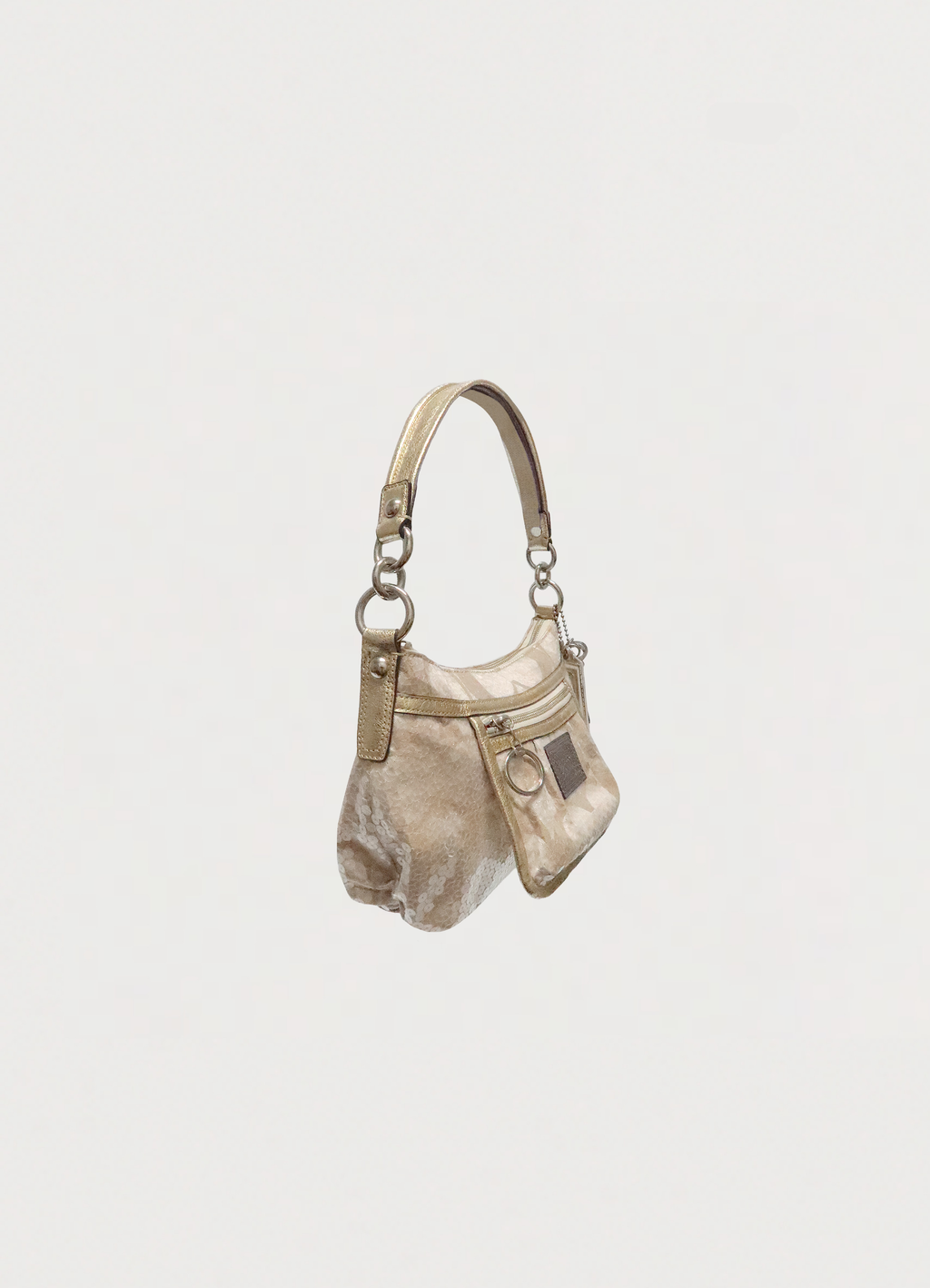 POPPY SEQUIN SIGNATURE SHOULDER BAG