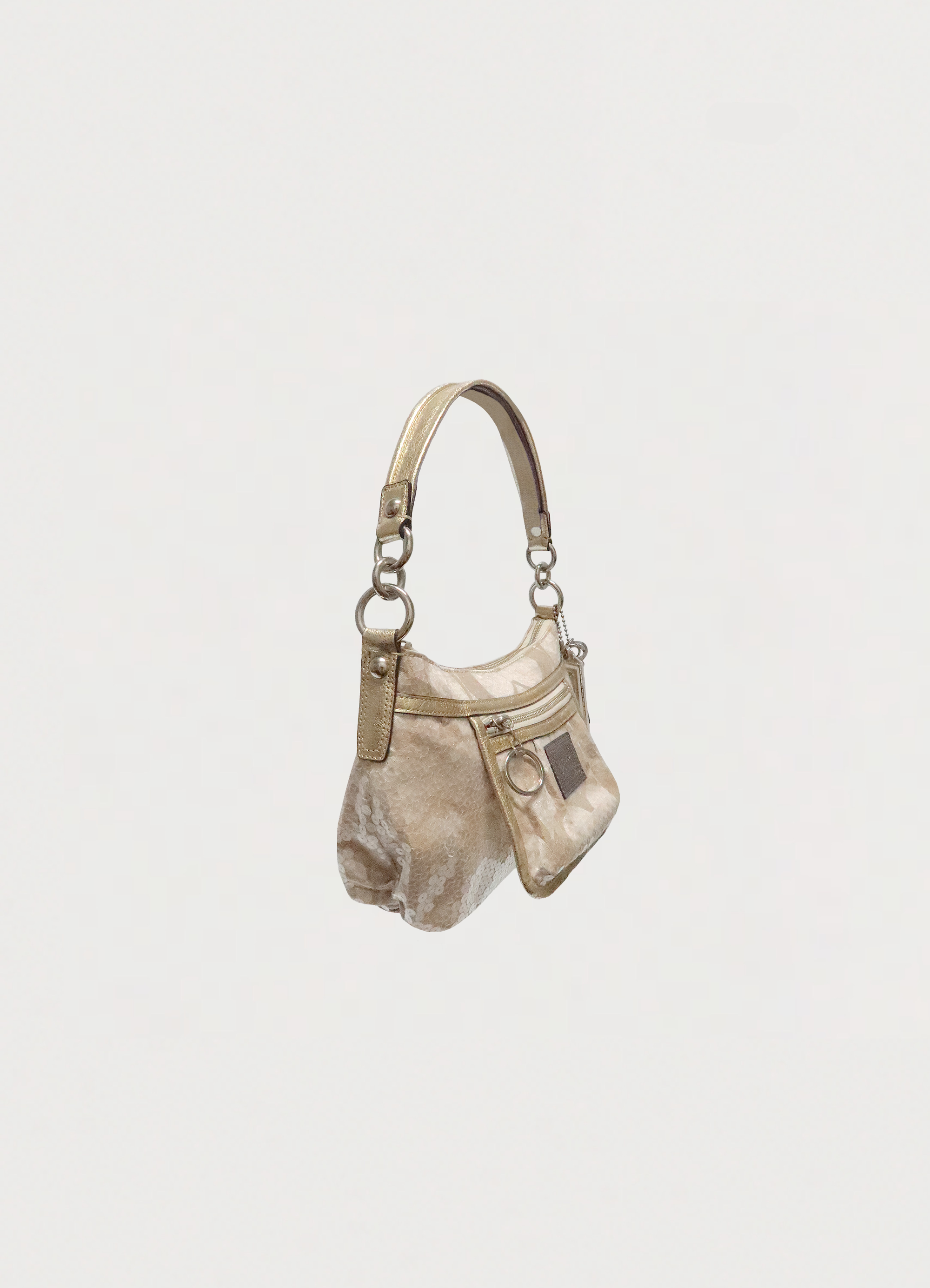 POPPY SEQUIN SIGNATURE SHOULDER BAG