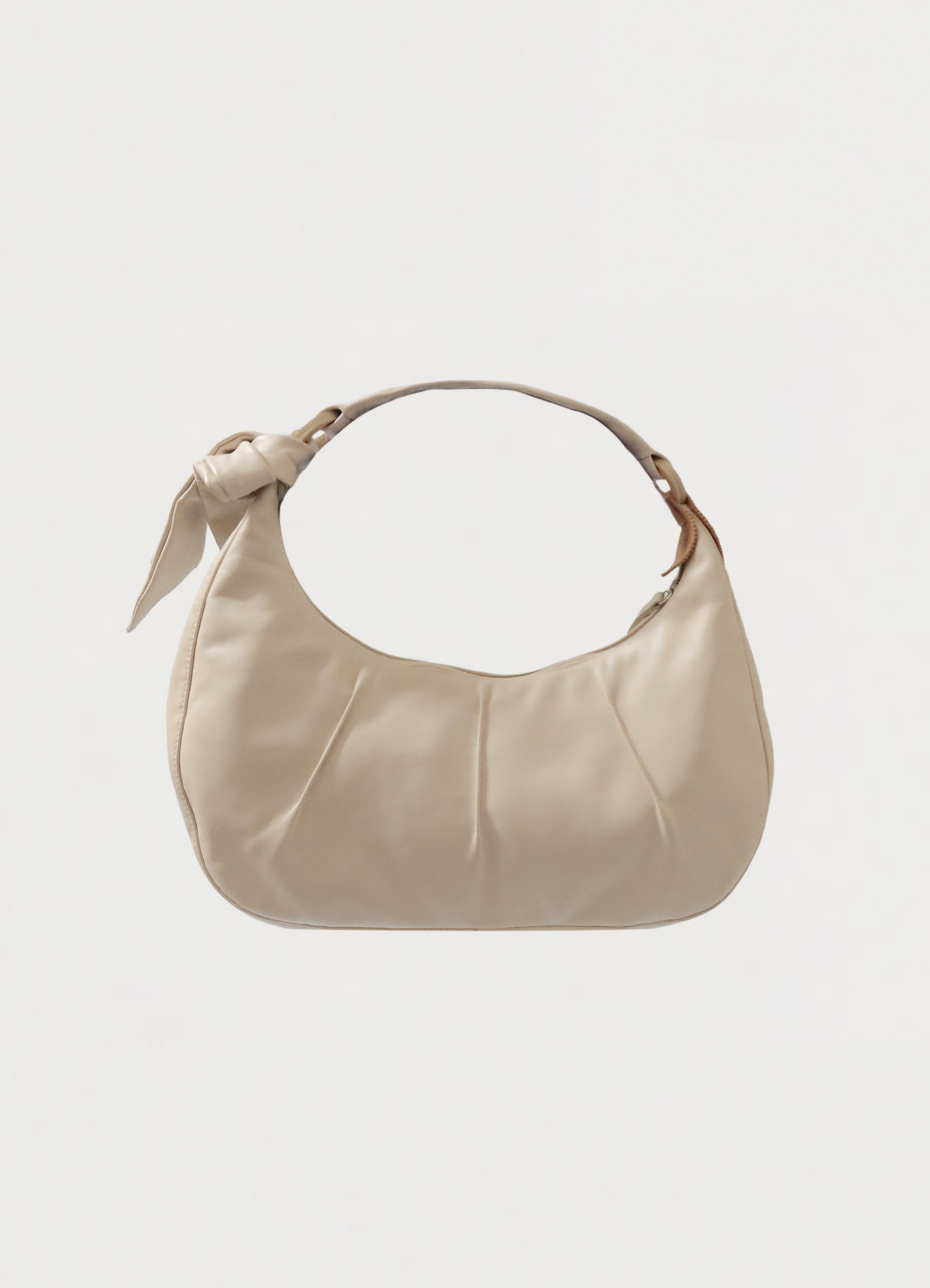 LE PILAGE ROSEAU KNOTTED HOBO BAG