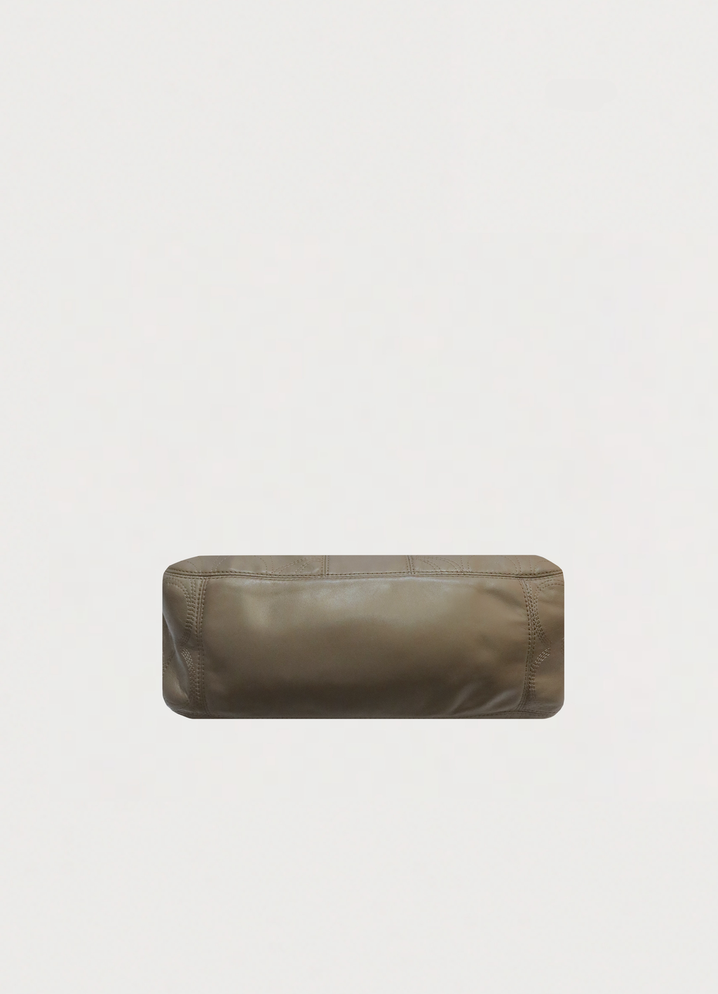 STITCHED SIGNATURE METALLIC HOBO SHOULDER BAG
