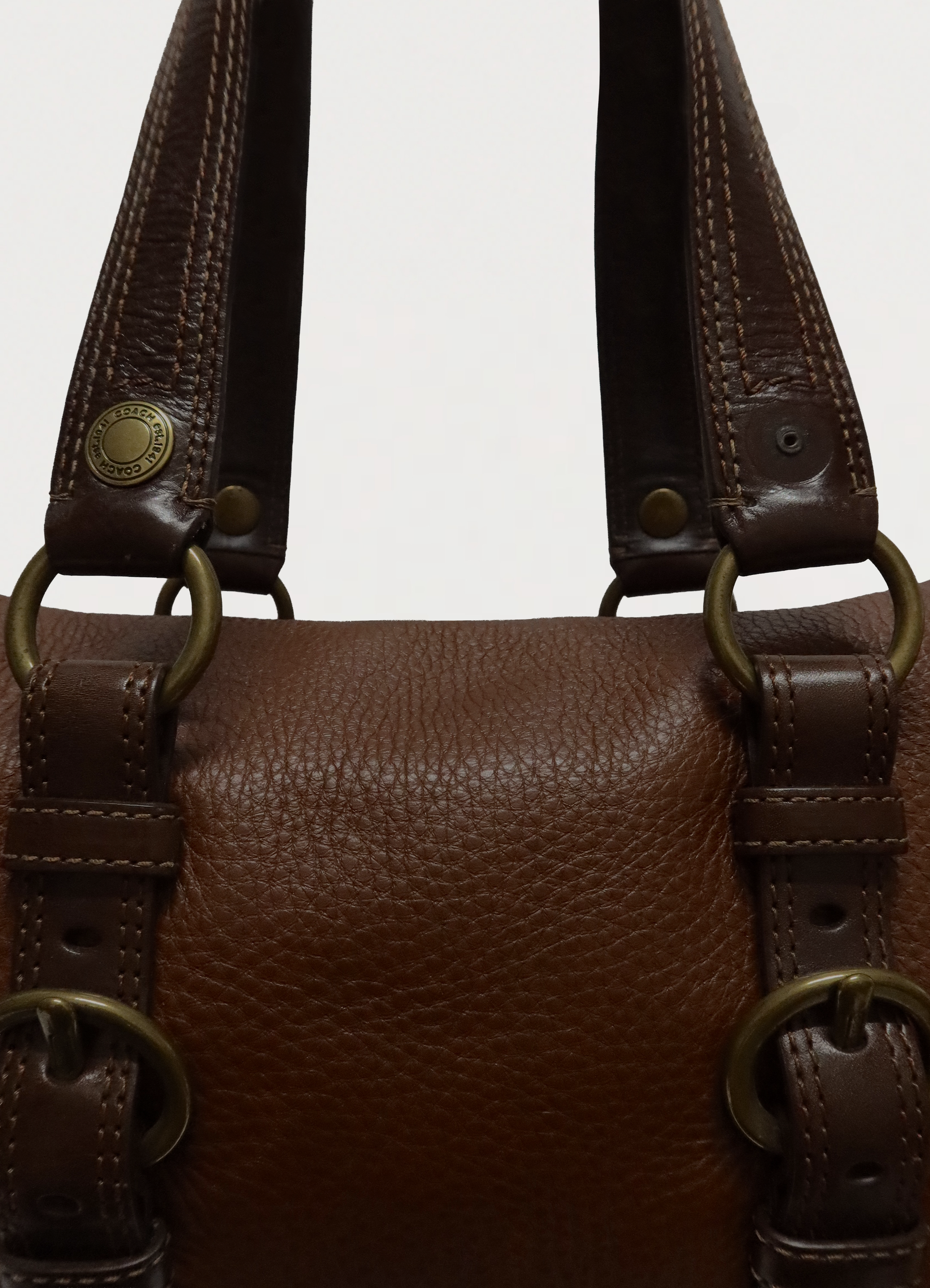 CHELSEA TURNLOCK LEATHER SATCHEL BAG
