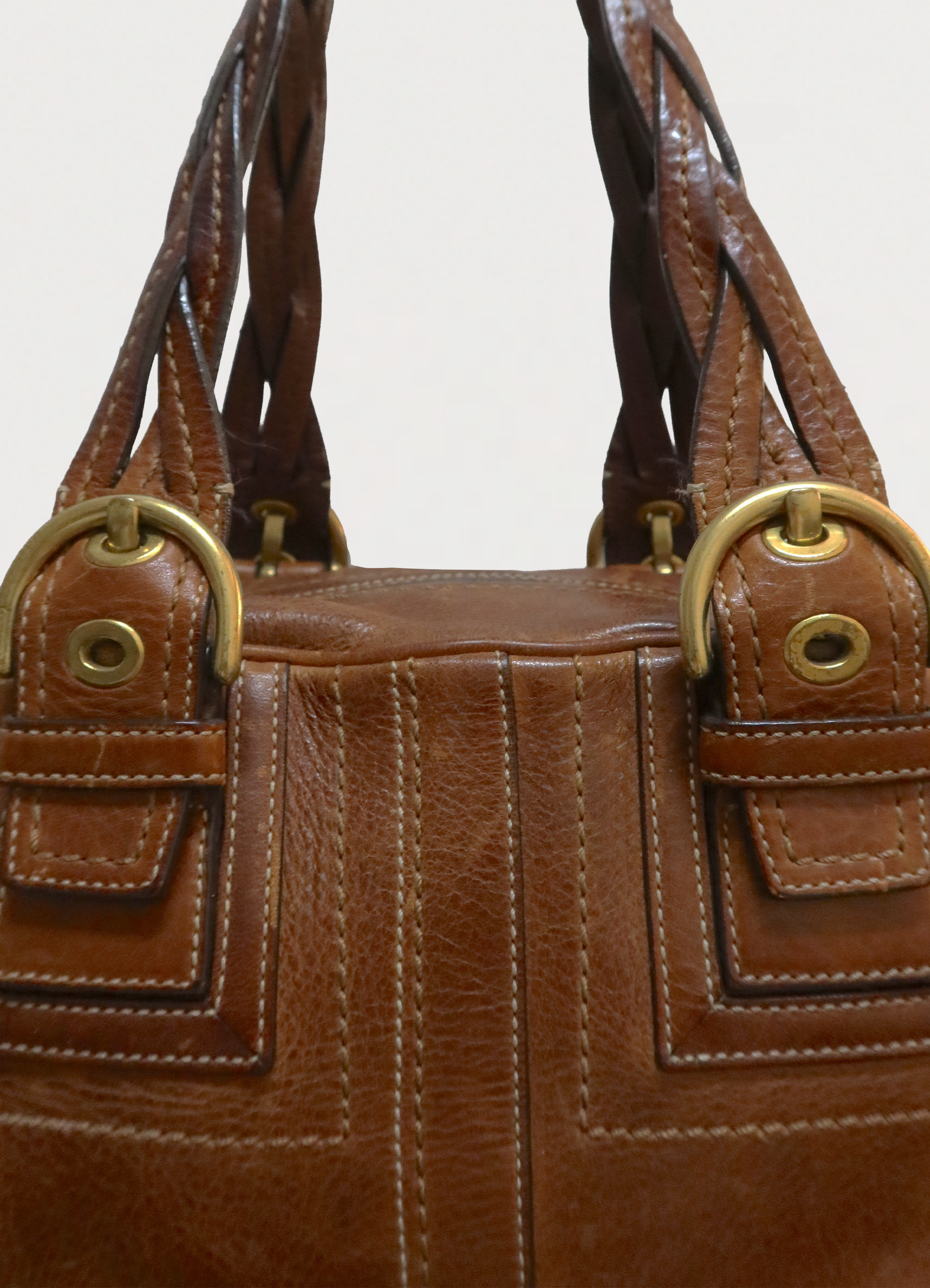 MIA SOHO LEATHER SATCHEL SHOULDER BAG