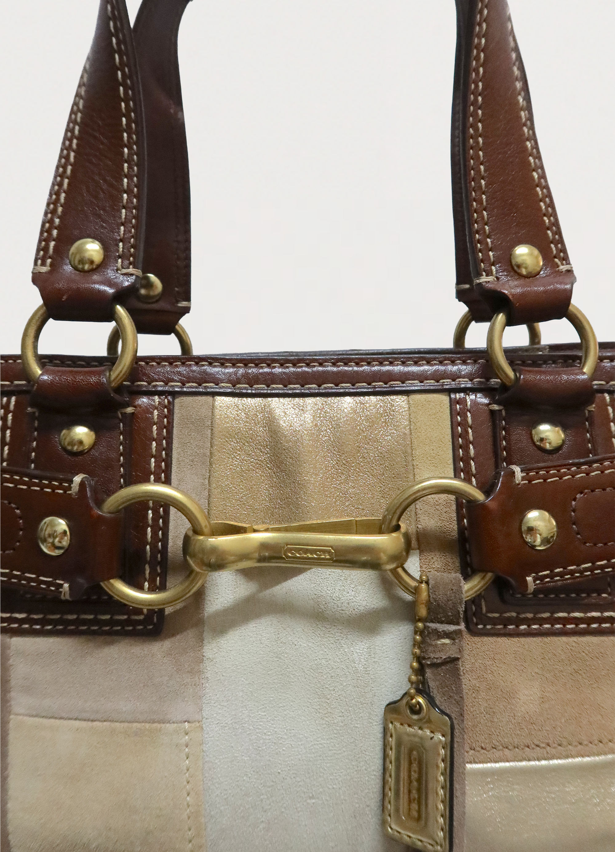 HAMPTONS MOSAIC PATCHWORK SHOULDER BAG