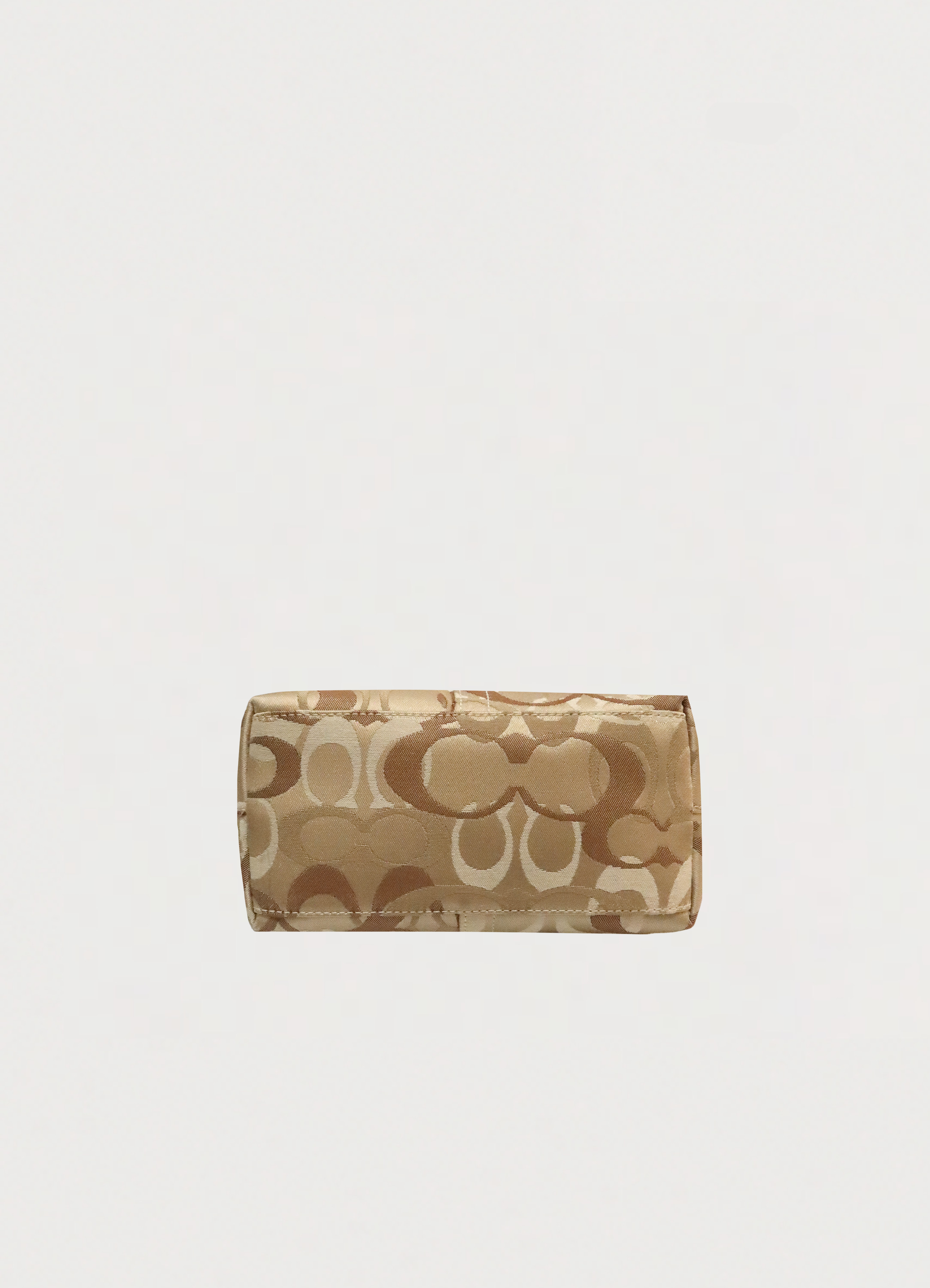 SIGNATURE OPTIC MINI POUCH DEMI HANDBAG