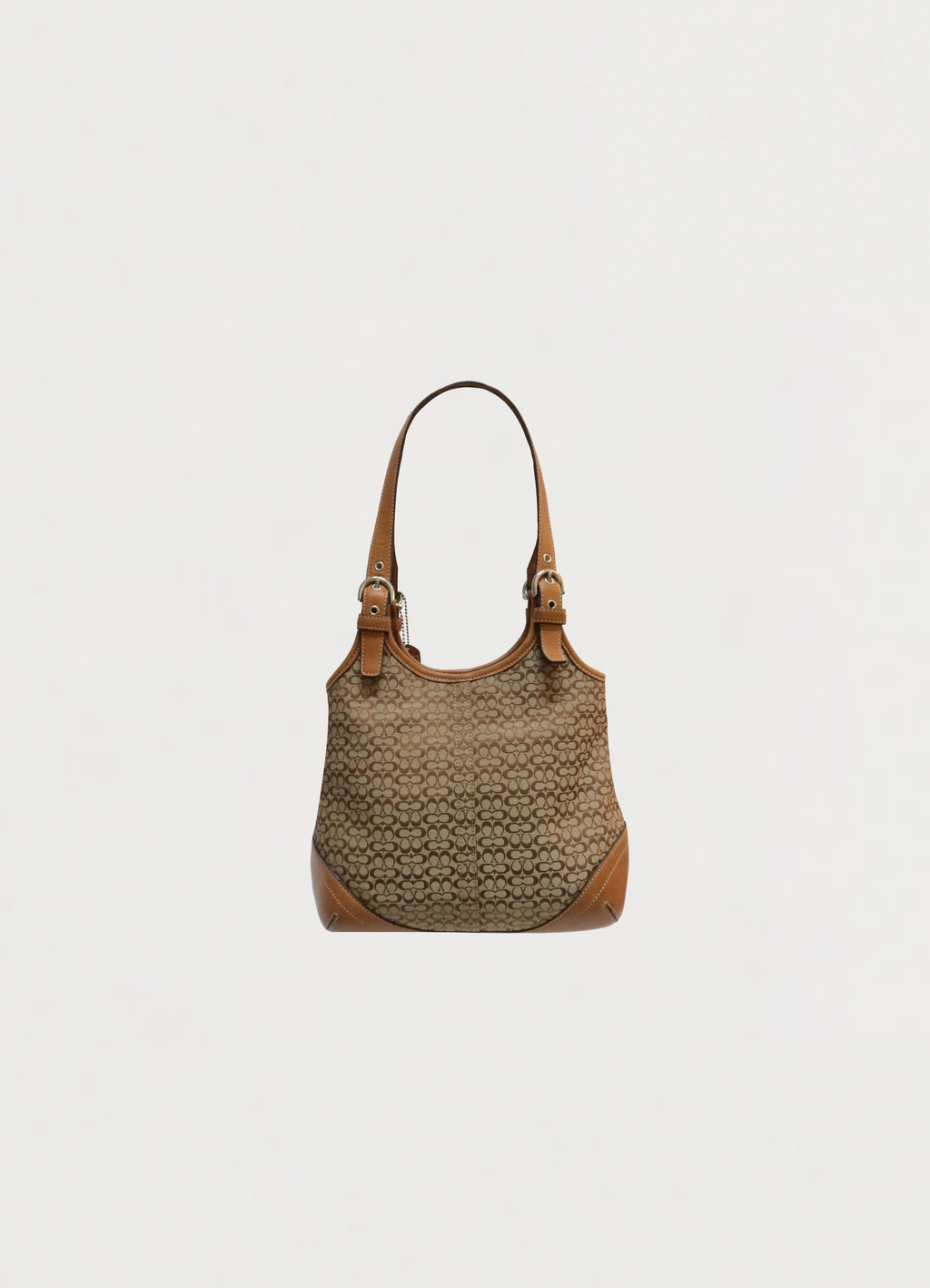 MINI C SIGNATURE SLIM HOBO BAG