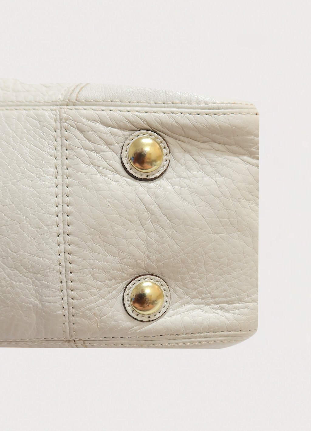 PLEATED HAMPTONS LEATHER SHOULDER BAG
