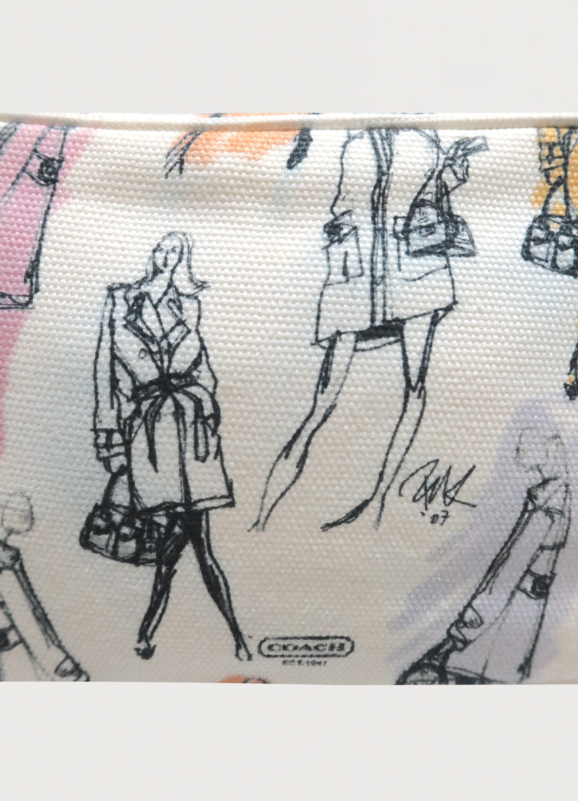 LIMITED EDITION PEOPLE SKETCH BONNIE CASHIN POCHETTE BAG