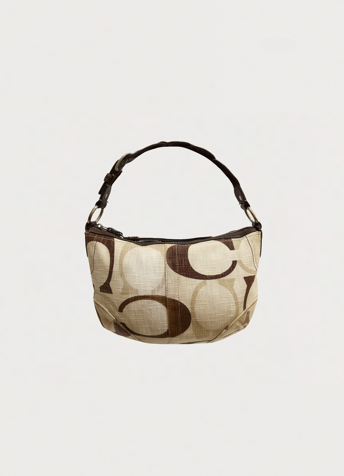 SIGNATURE CARLY TONAL HOBO BAG