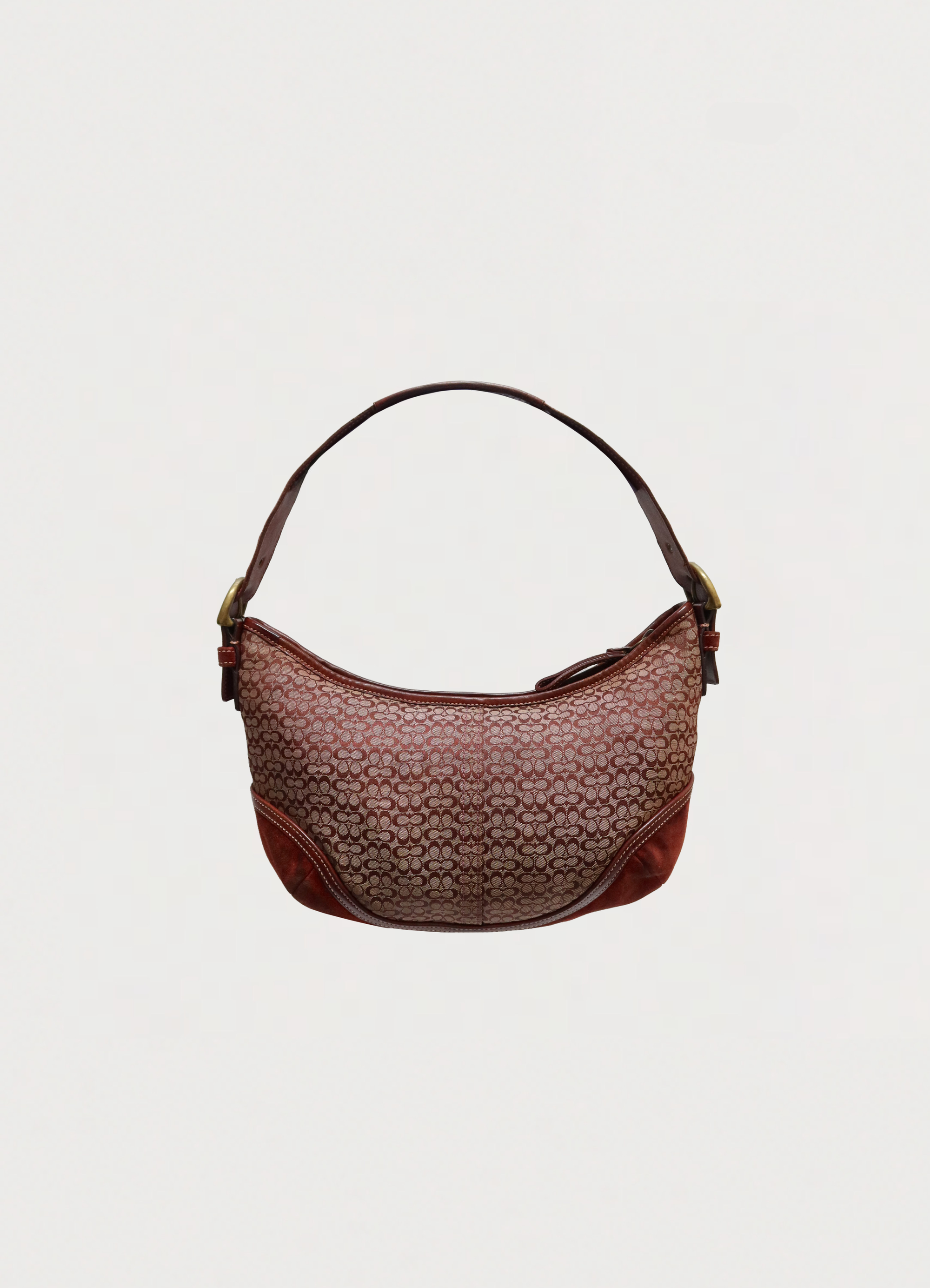 SIGNATURE SOHO HOBO SHOULDER BAG