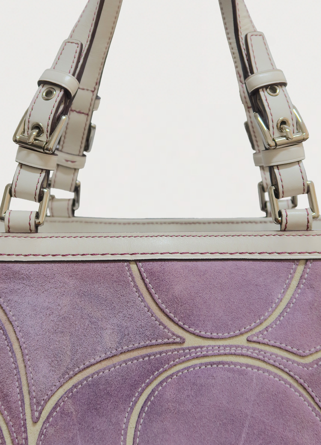 HAMPTON GALLERY SUEDE TOTE BAG