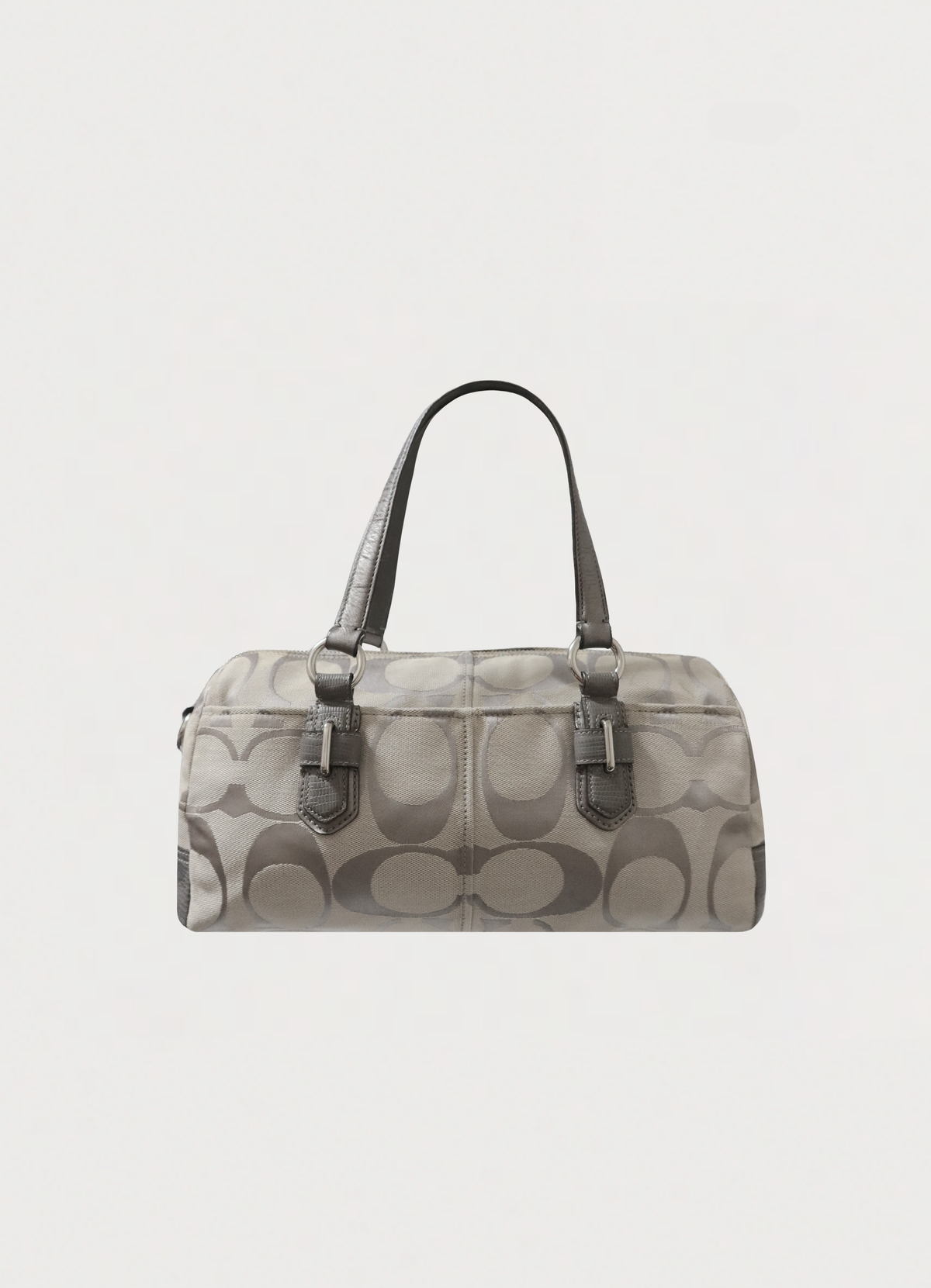 CHELSEA SIGNATURE C BARREL SATCHEL BAG