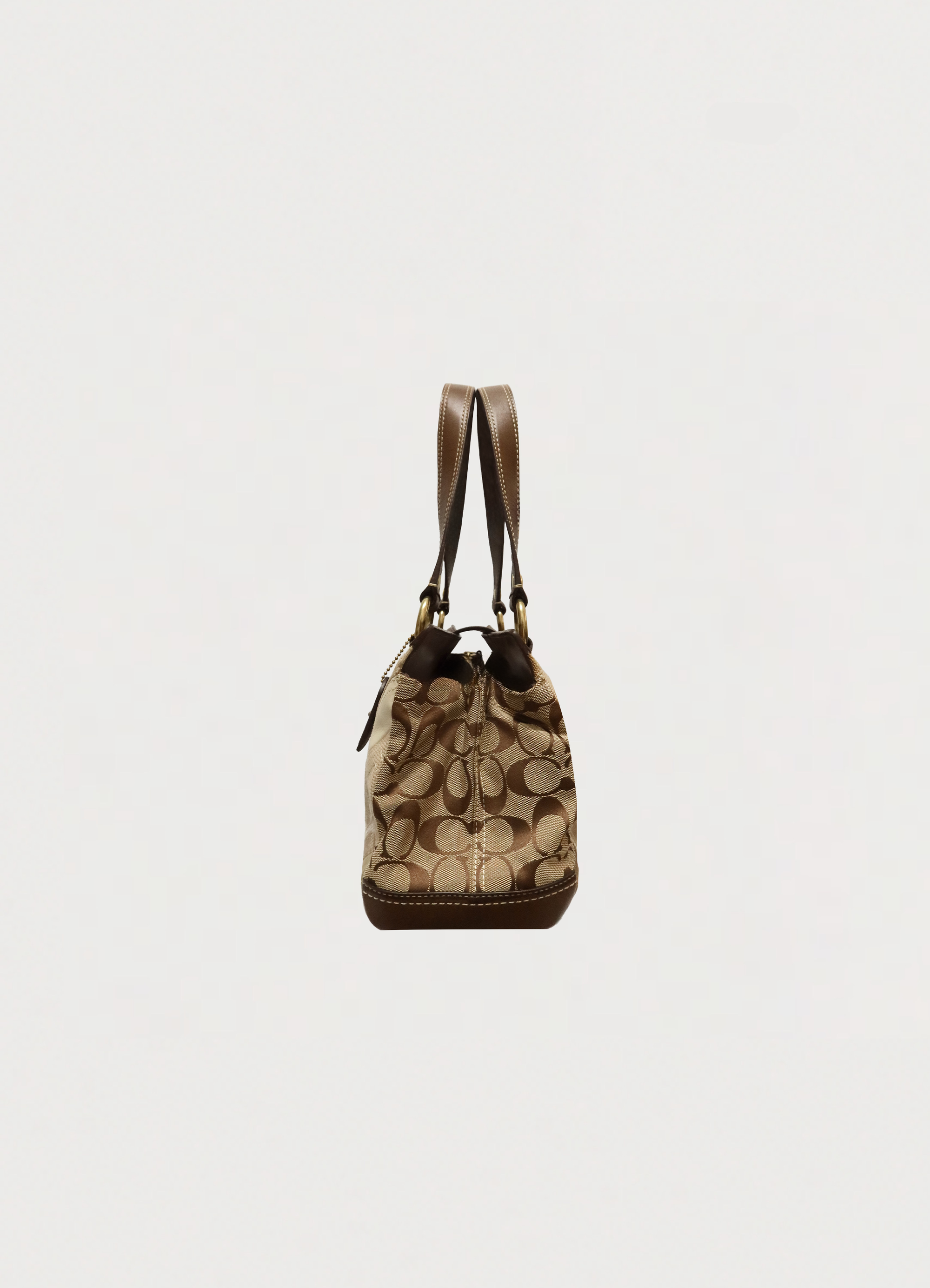 PATCHWORK HAMPTONS TURNLOCK SHOULDER BAG
