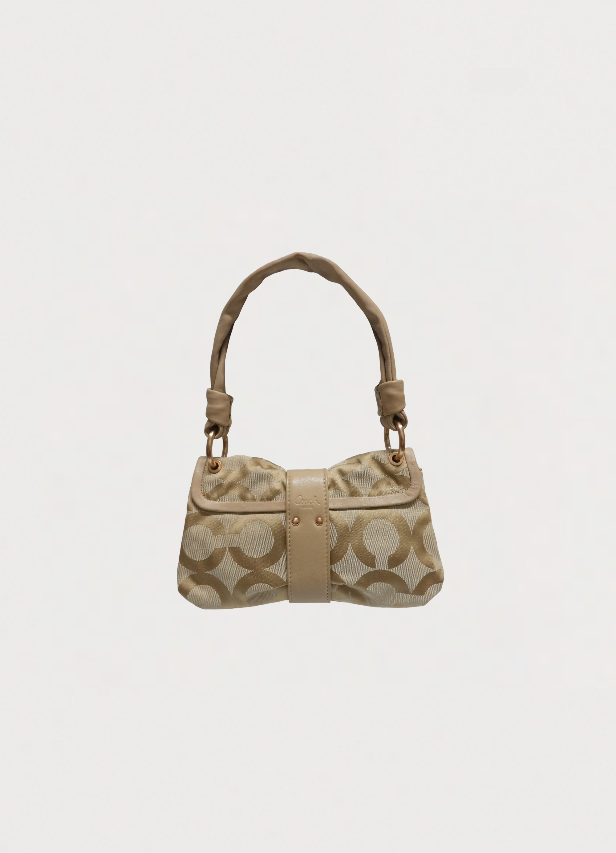 BOW PARKER OP ART FLAP SHOULDER BAG