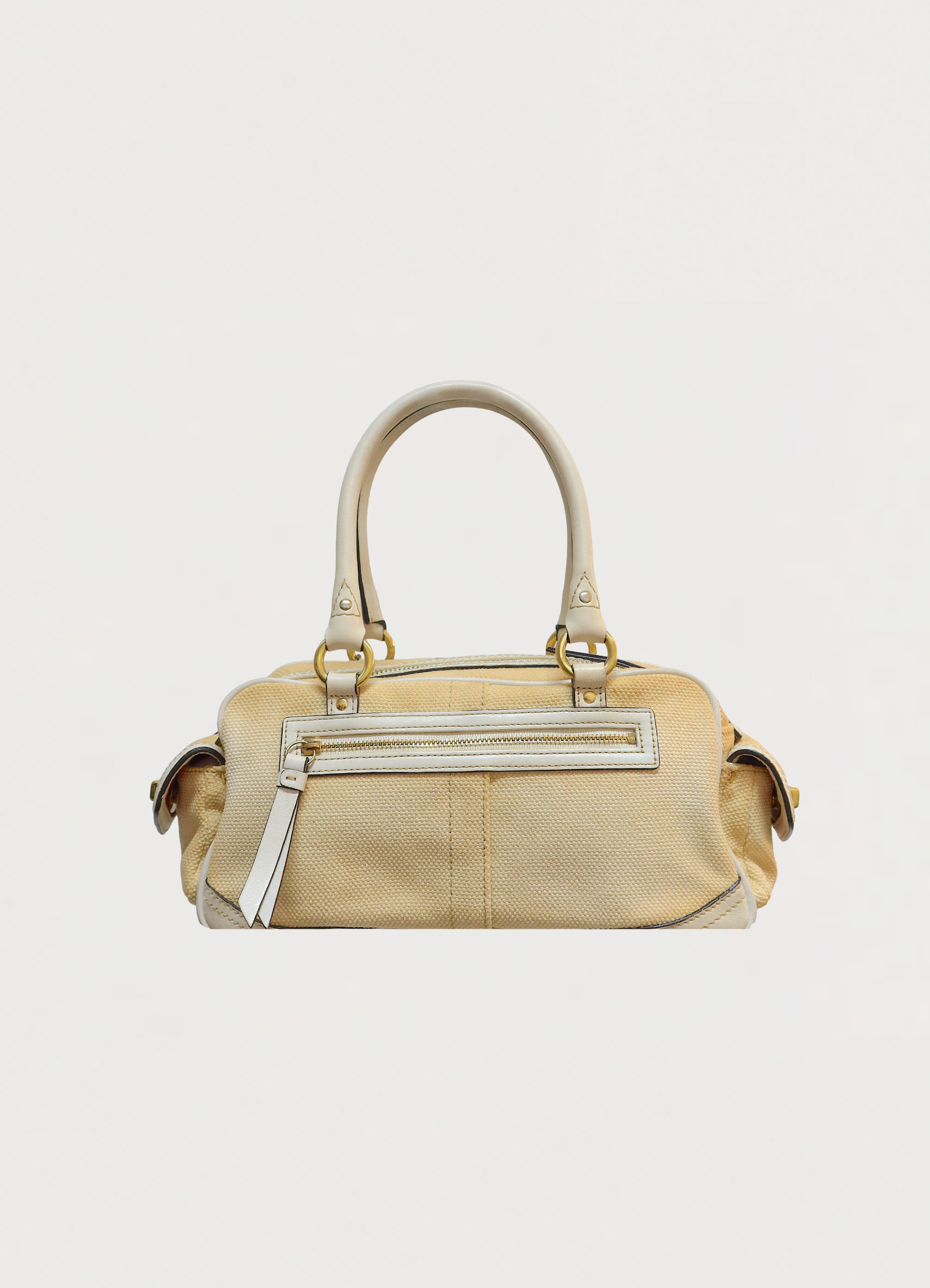 LEGACY COTTON TWILL GALLERY SATCHEL BAG