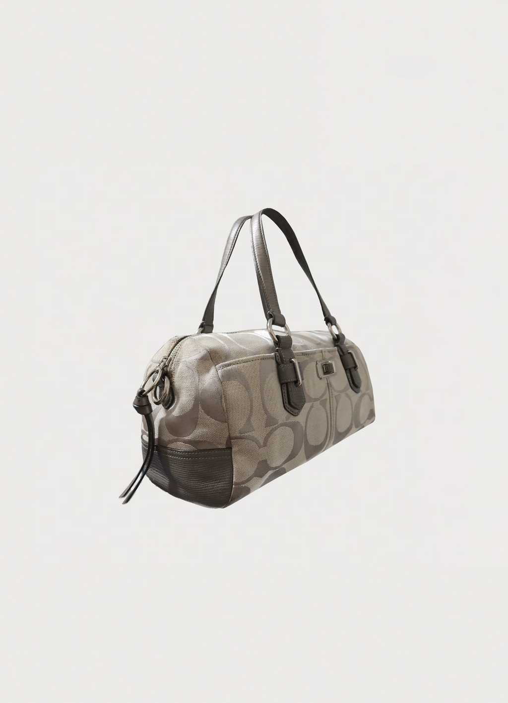 CHELSEA SIGNATURE C BARREL SATCHEL BAG