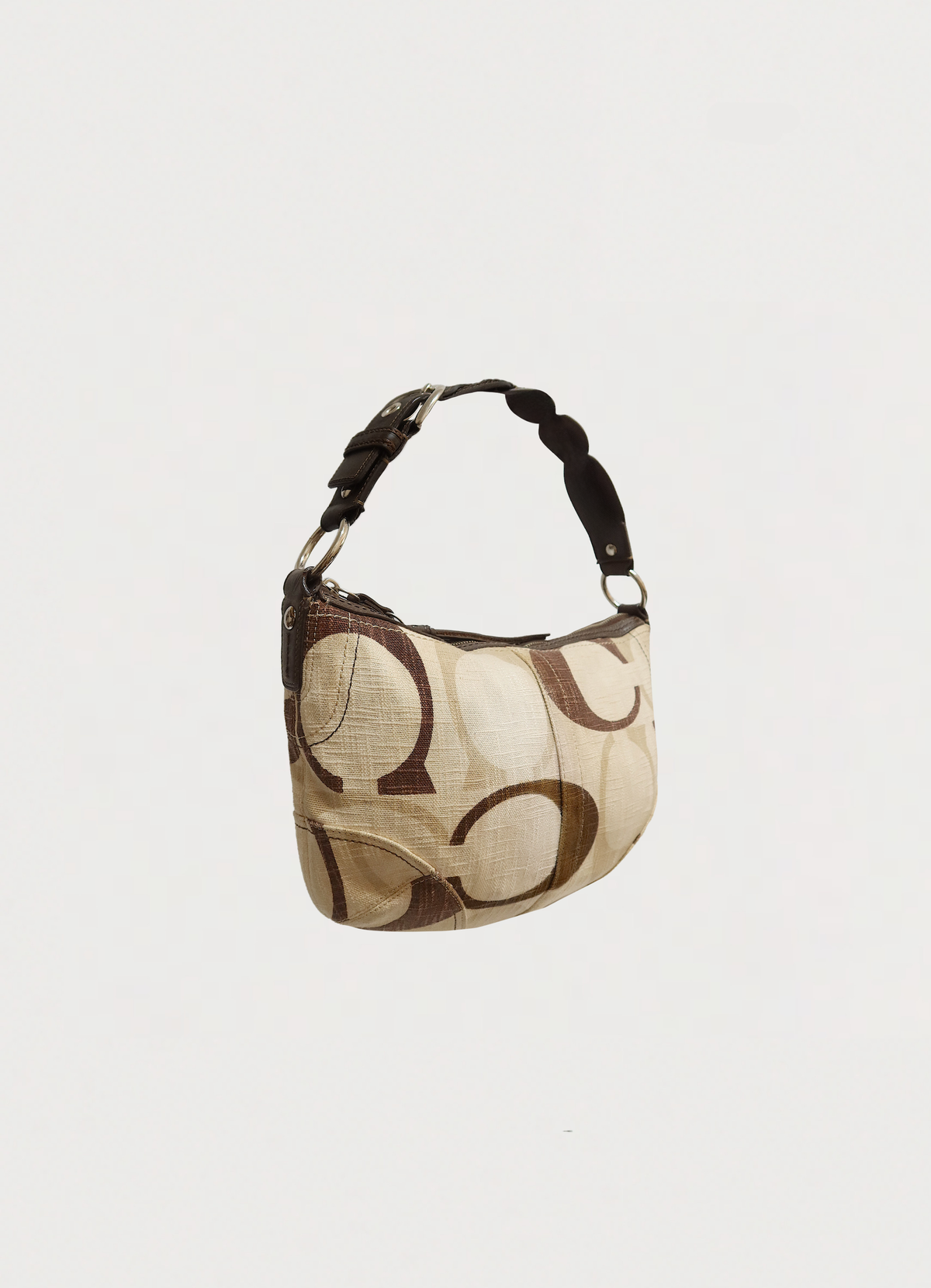 SIGNATURE CARLY TONAL HOBO BAG