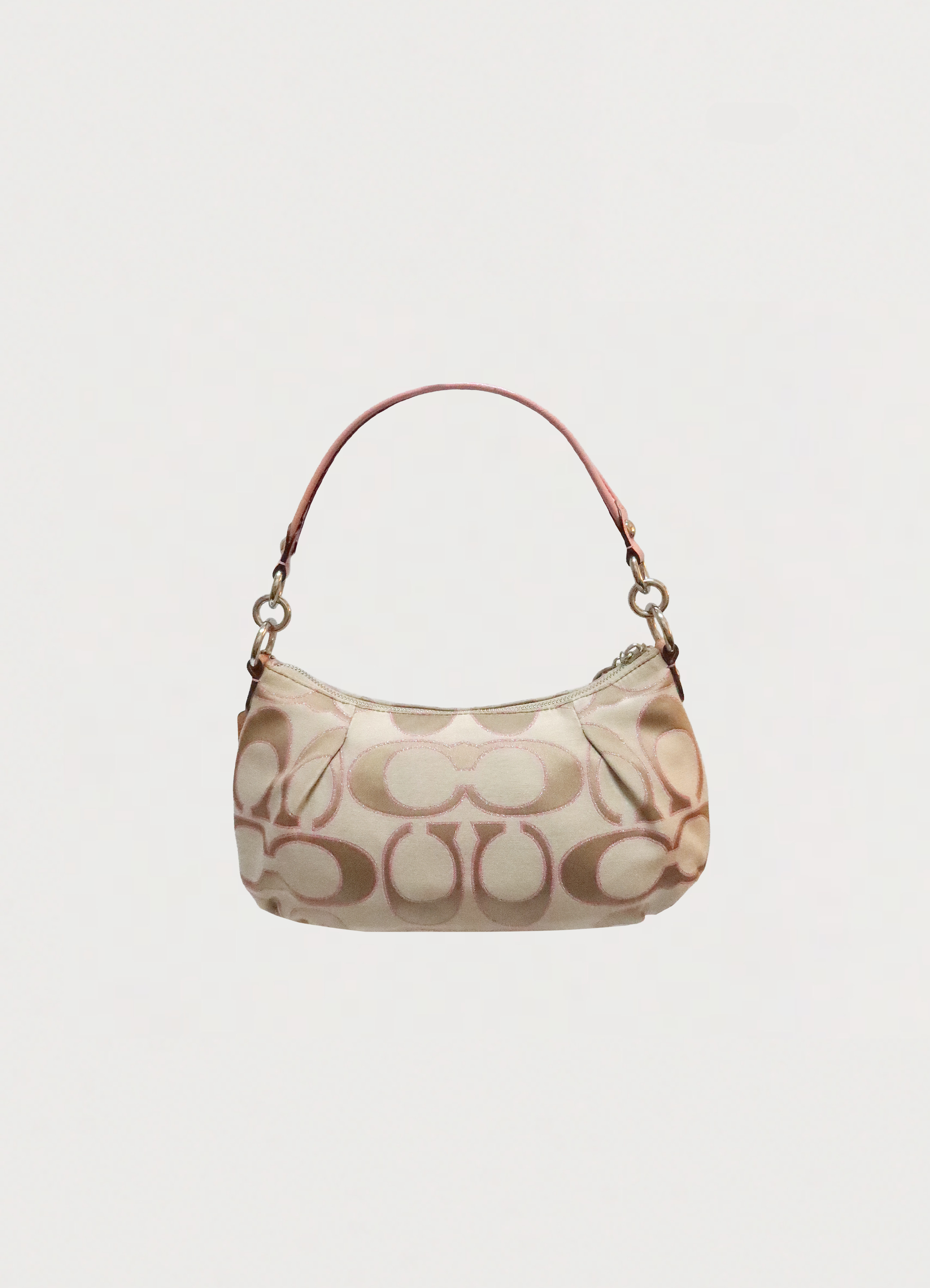 POPPY SIGNATURE SATIN LUREX GROOVY SHOULDER BAG