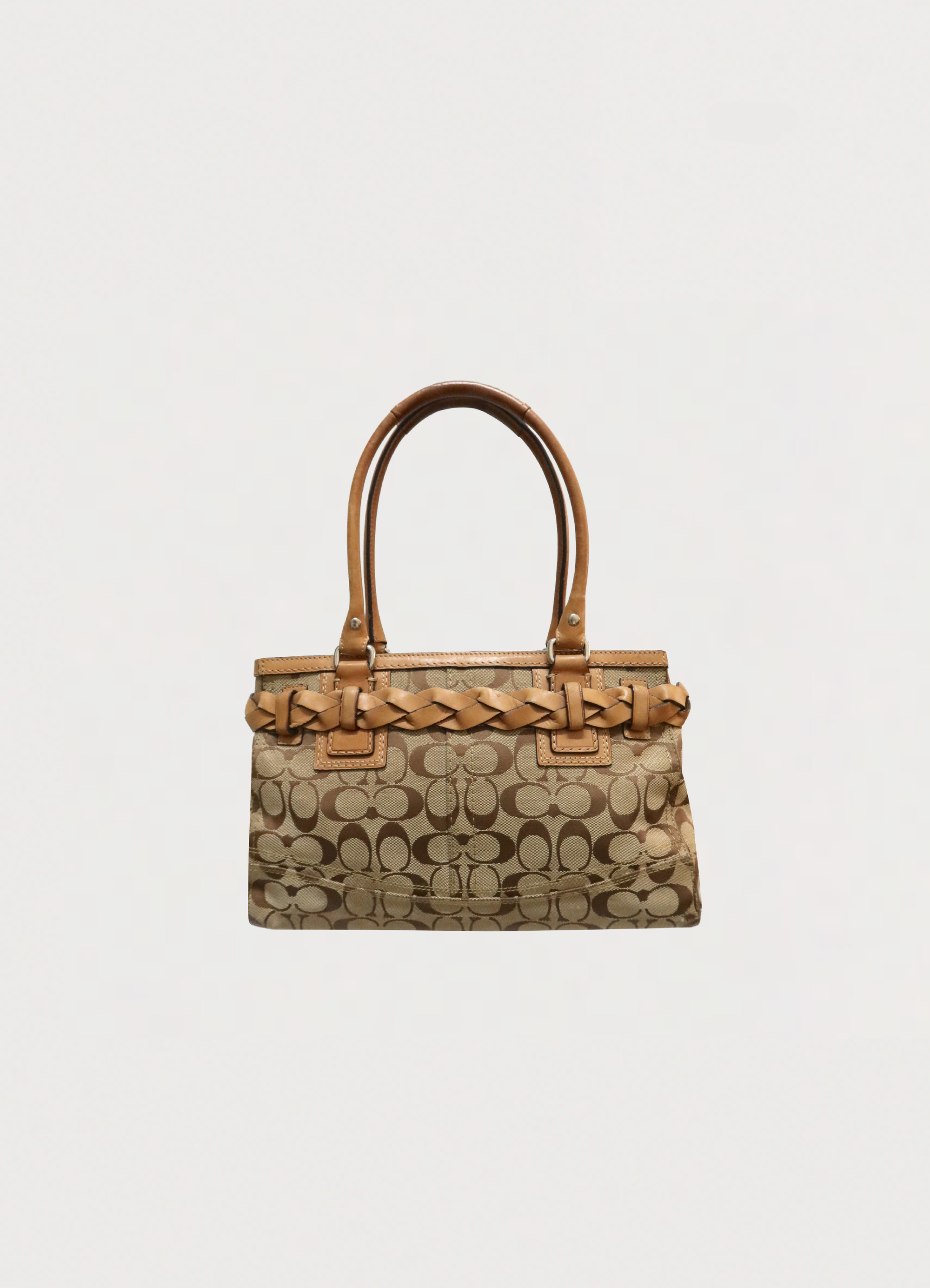 SIGNATURE HAMPTONS CARRYALL SATCHEL BAG