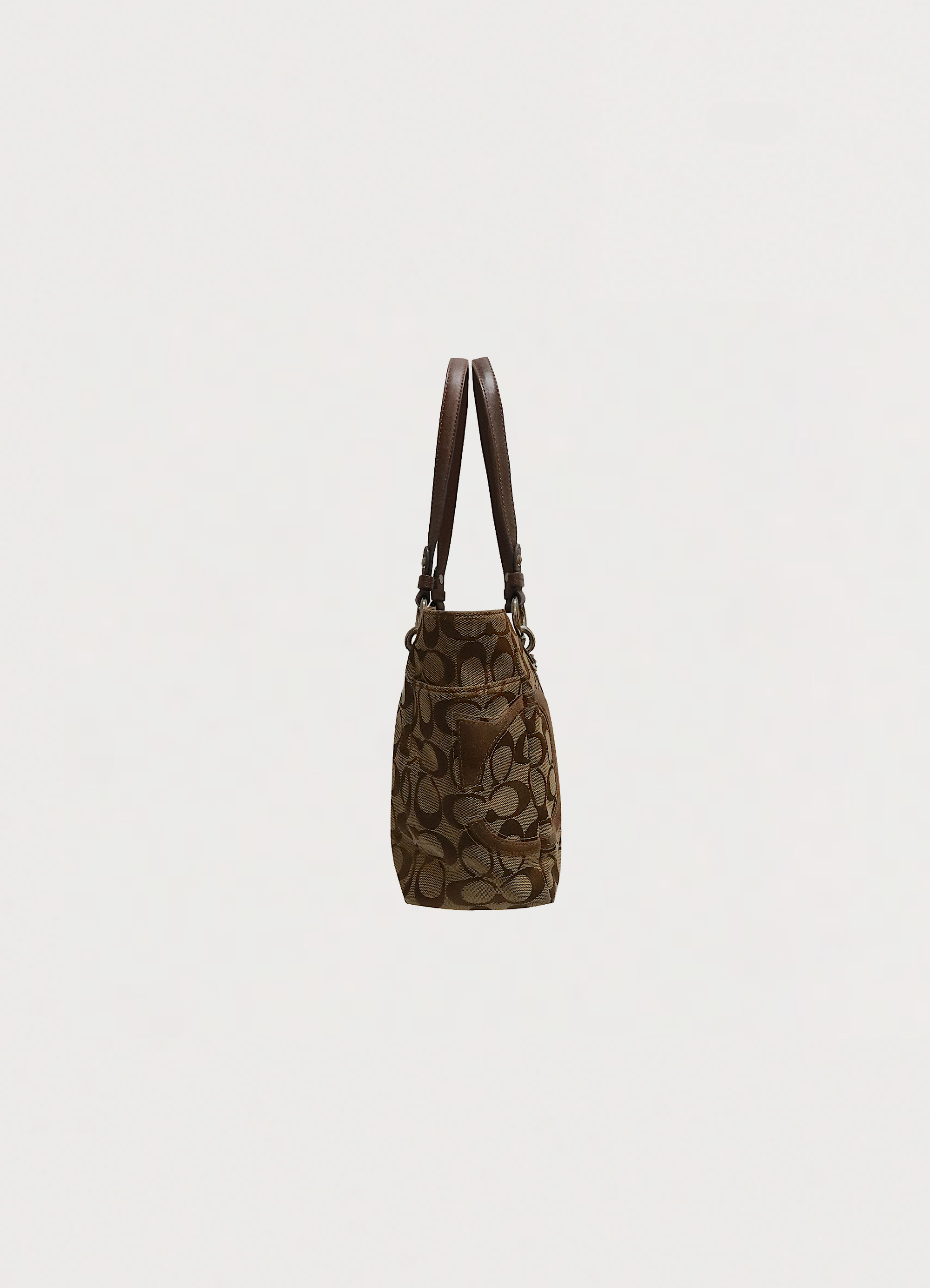 PATCHWORK SIGNATURE MONOGRAM TOTE BAG