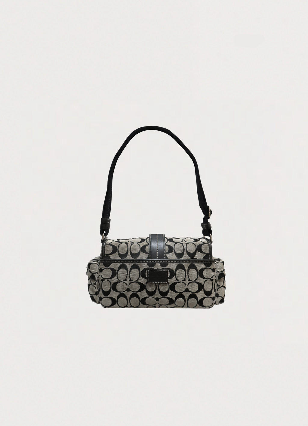 SIGNATURE POCKET SATCHEL SHOULDER BAG