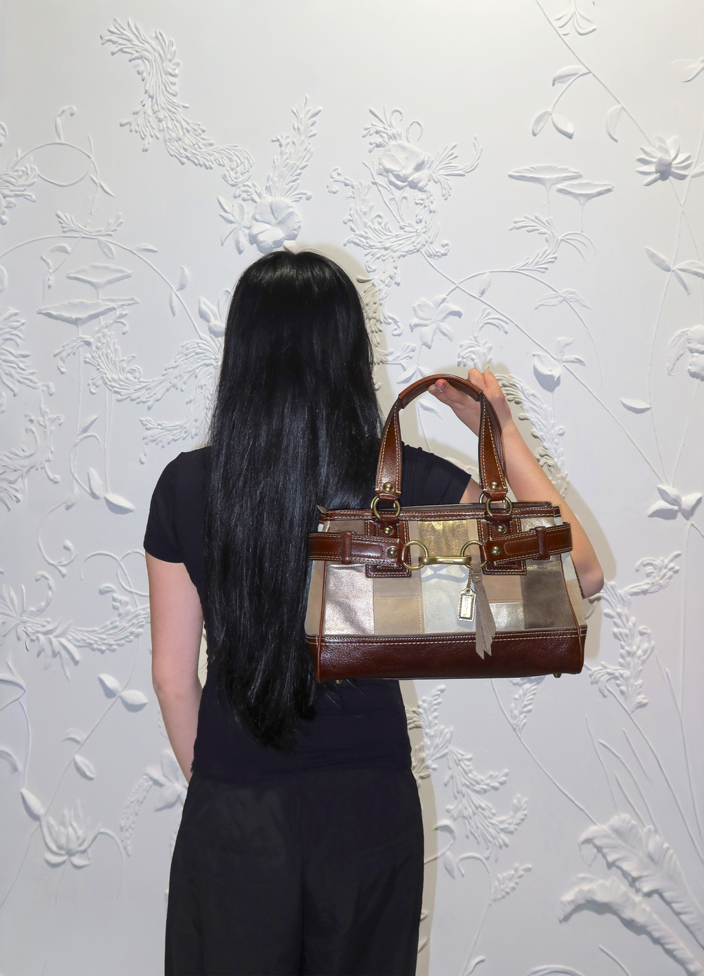 HAMPTONS MOSAIC PATCHWORK SHOULDER BAG