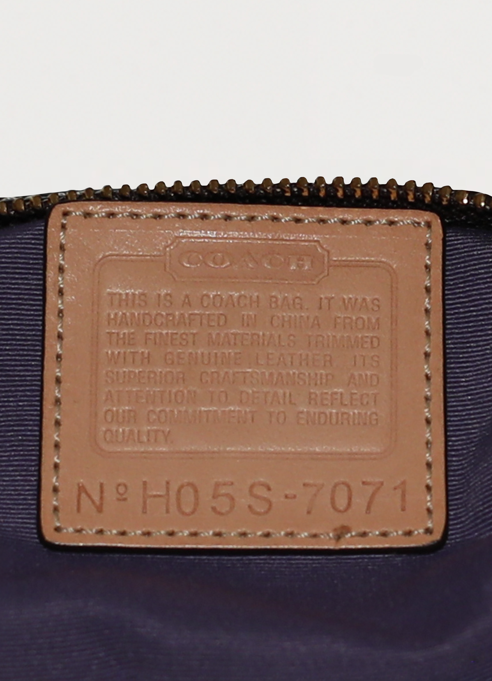 Coach legacy patchwork demi pochette handbag in multi patchwork print showing creed patch