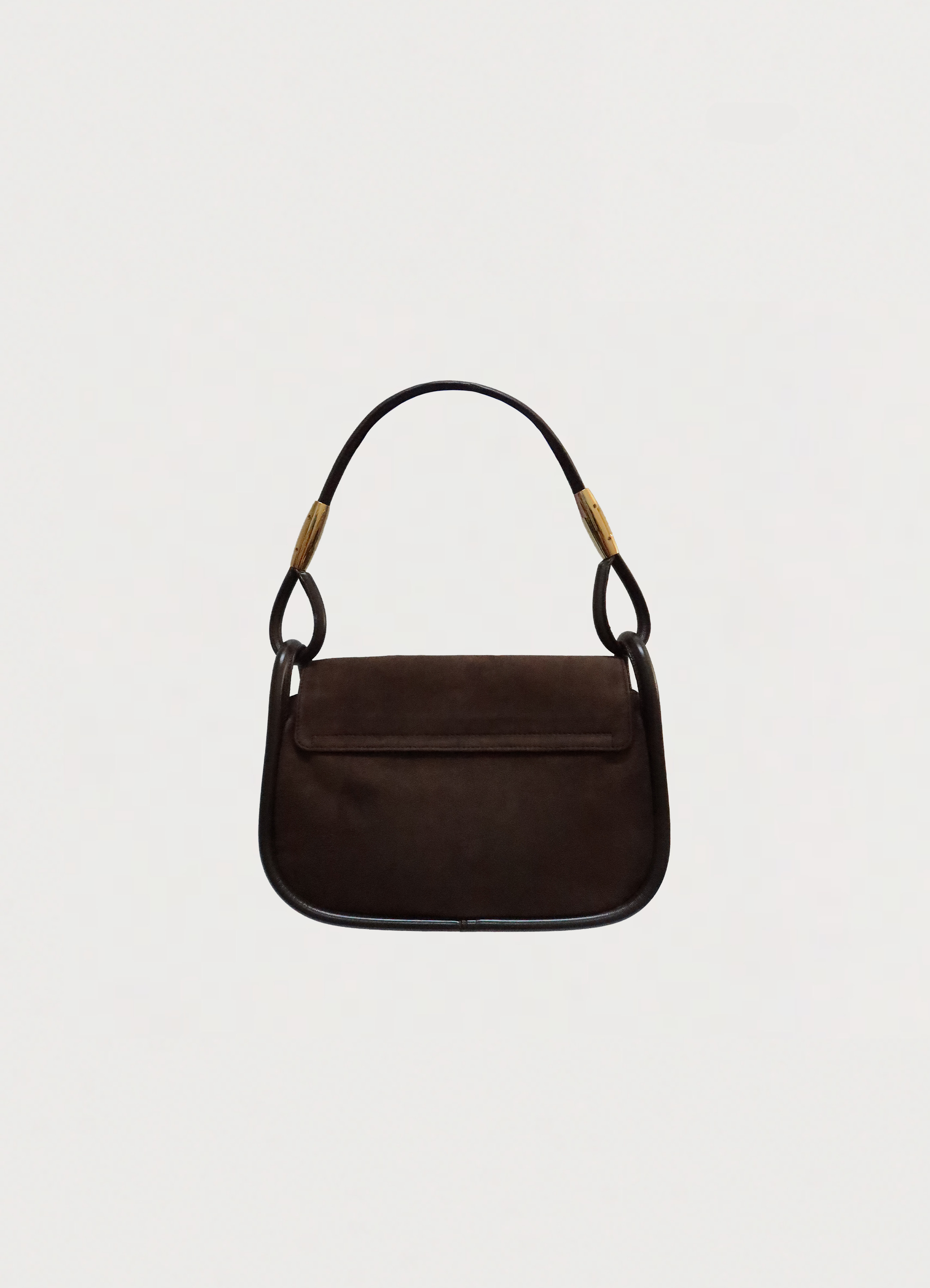 BALTHUS SUEDE SHOULDER BAG