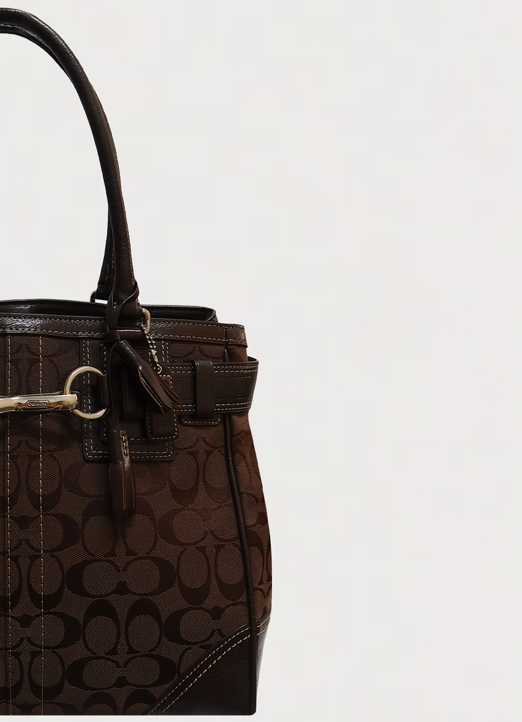 HAMPTON SIGNATURE LARGE SATCHEL BAG