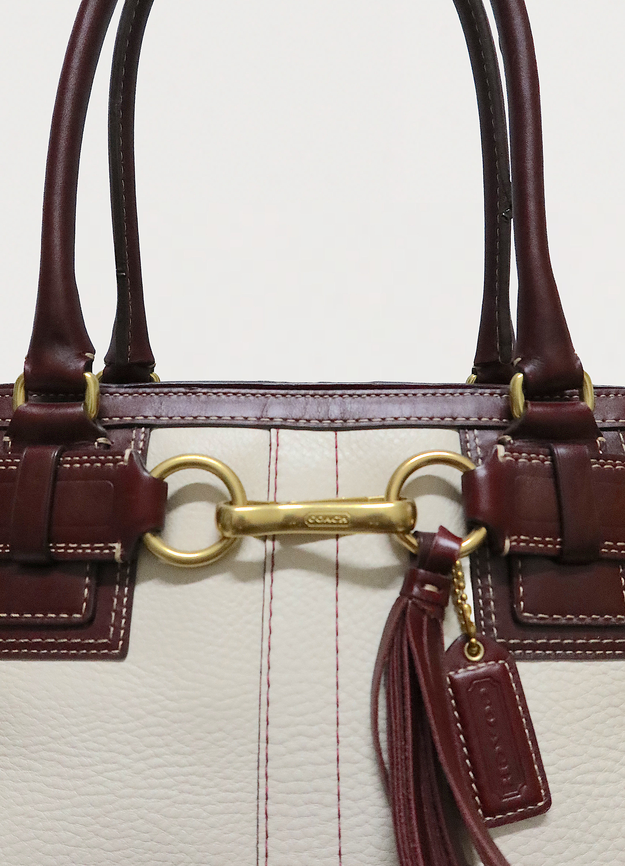 HAMPTONS LEATHER SATCHEL SHOULDER BAG