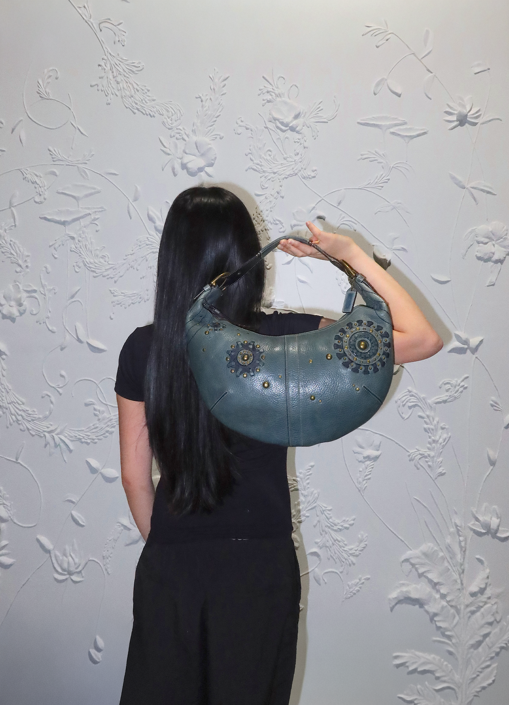 MIA STUDDED STARBUST HOBO BAG