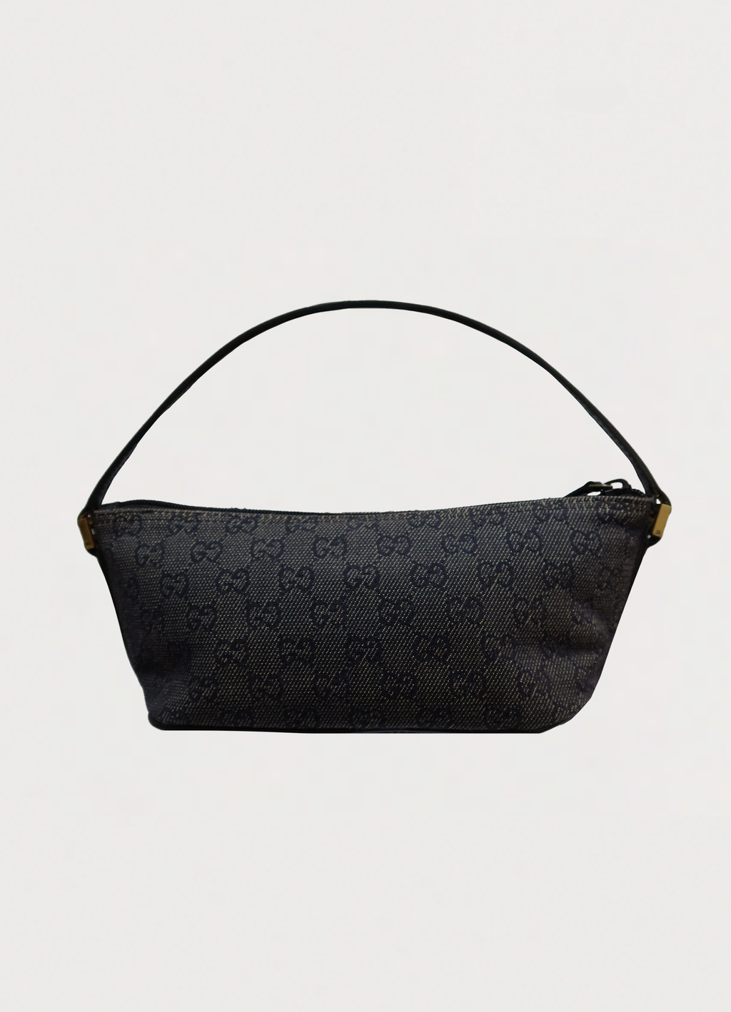 GG MONOGRAM BOAT BAGUETTE BAG