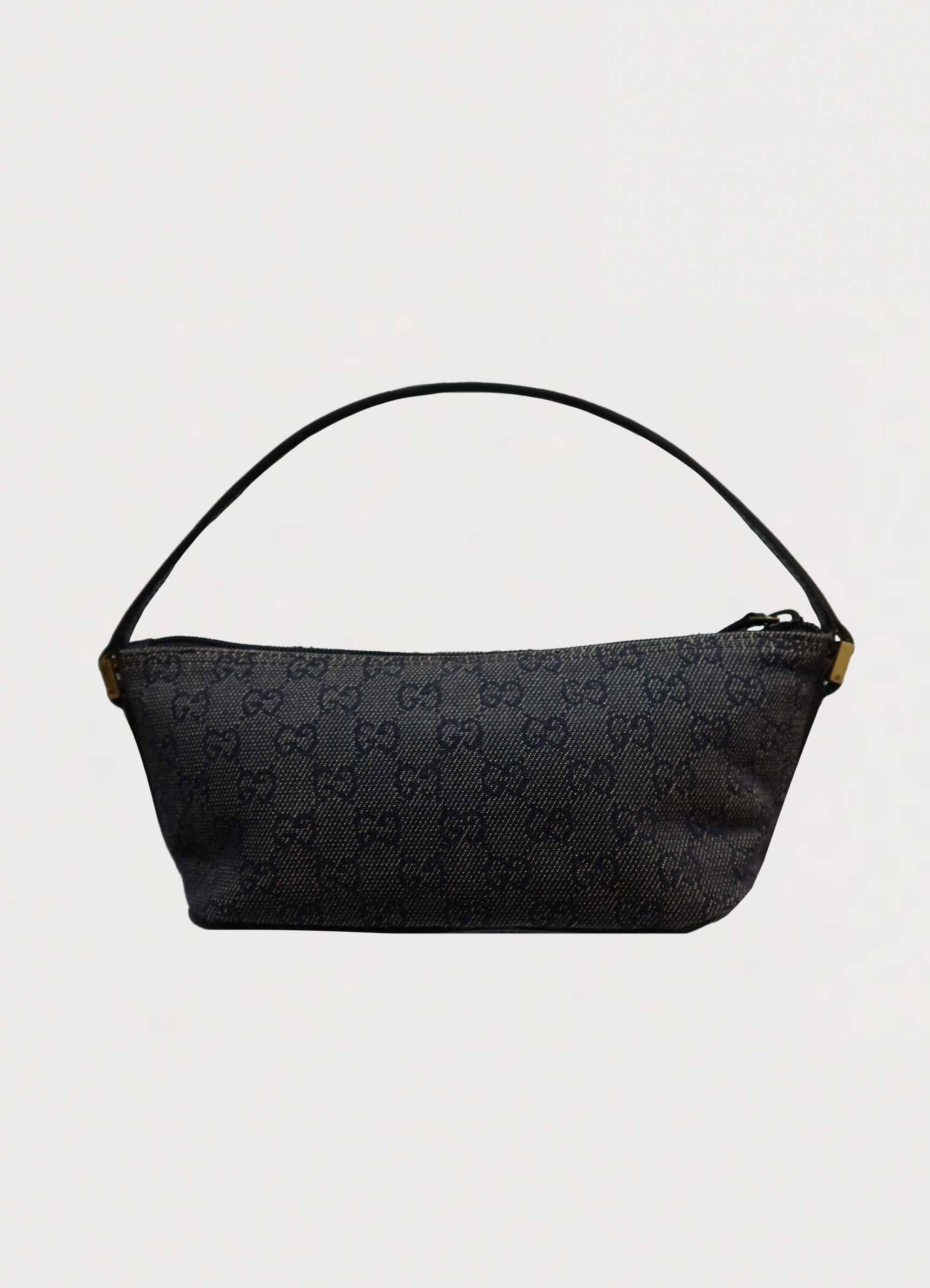 GG MONOGRAM BOAT BAGUETTE BAG