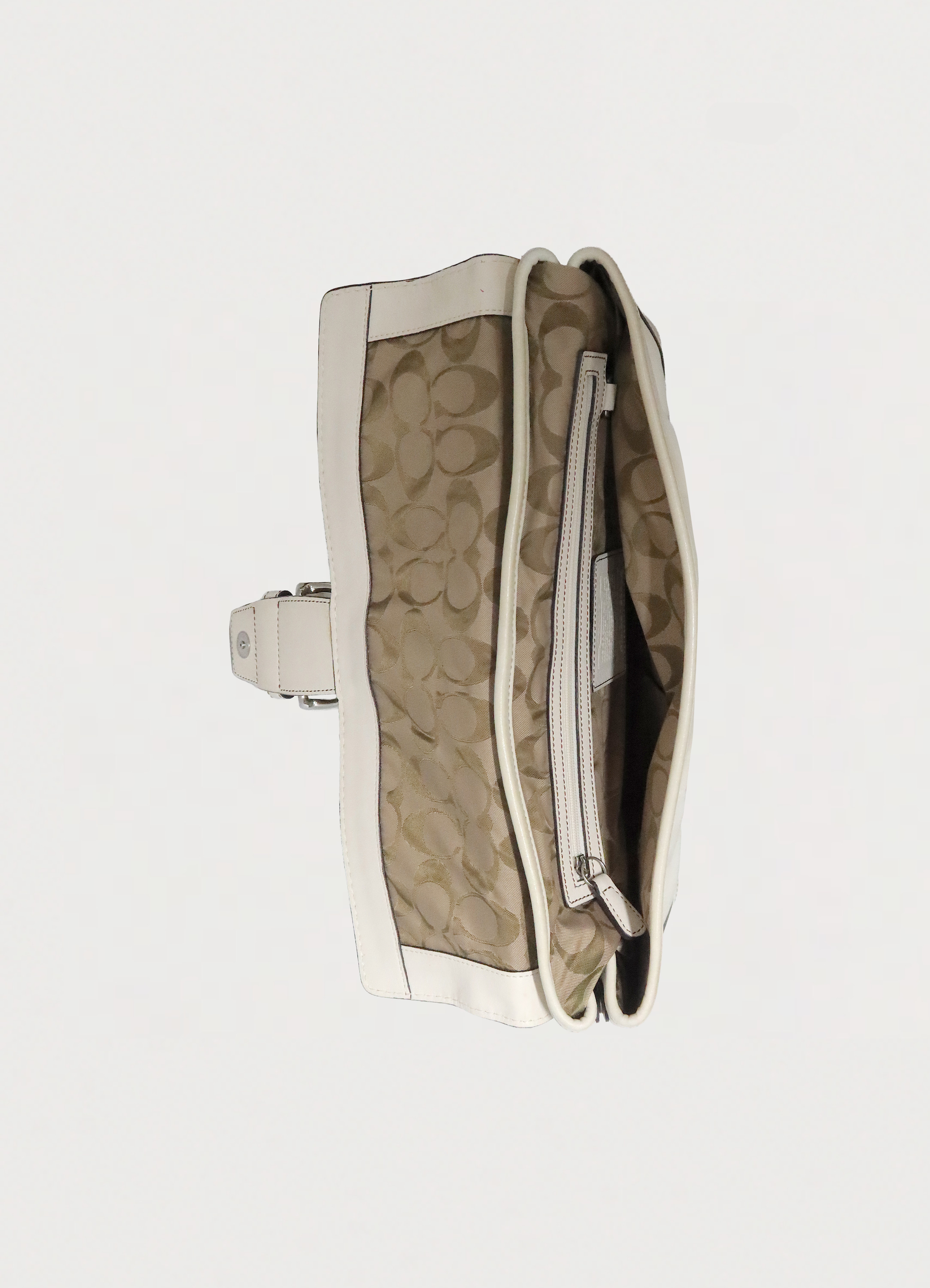 HAMPTONS SOHO FLAP LEATHER SATCHEL BAG