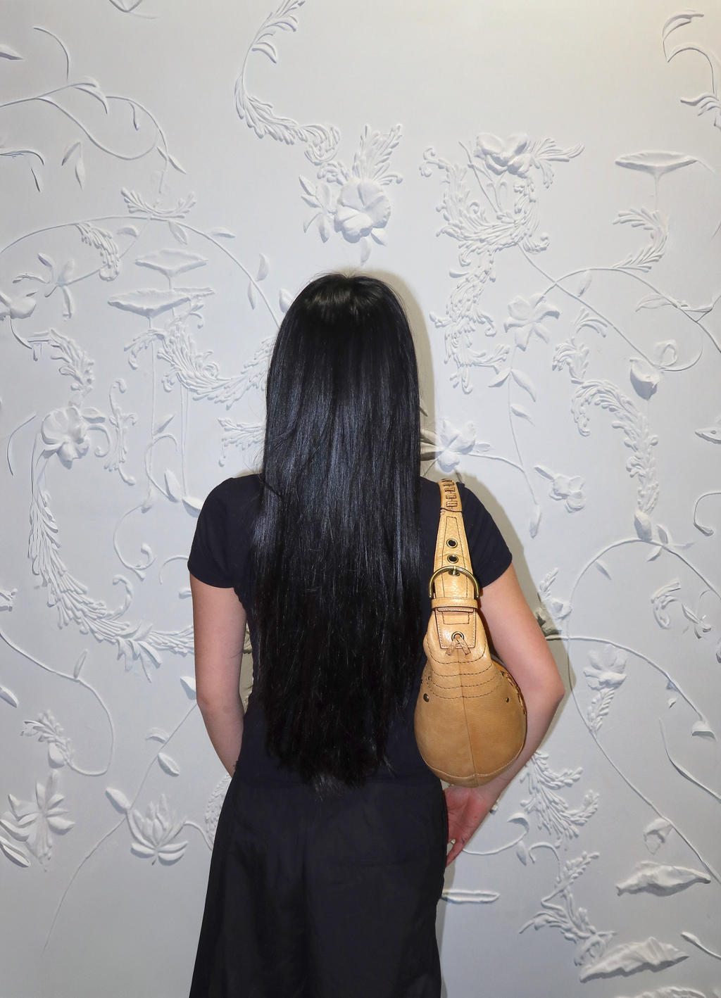MIA STUDDED STARBURST HOBO SHOULDER BAG