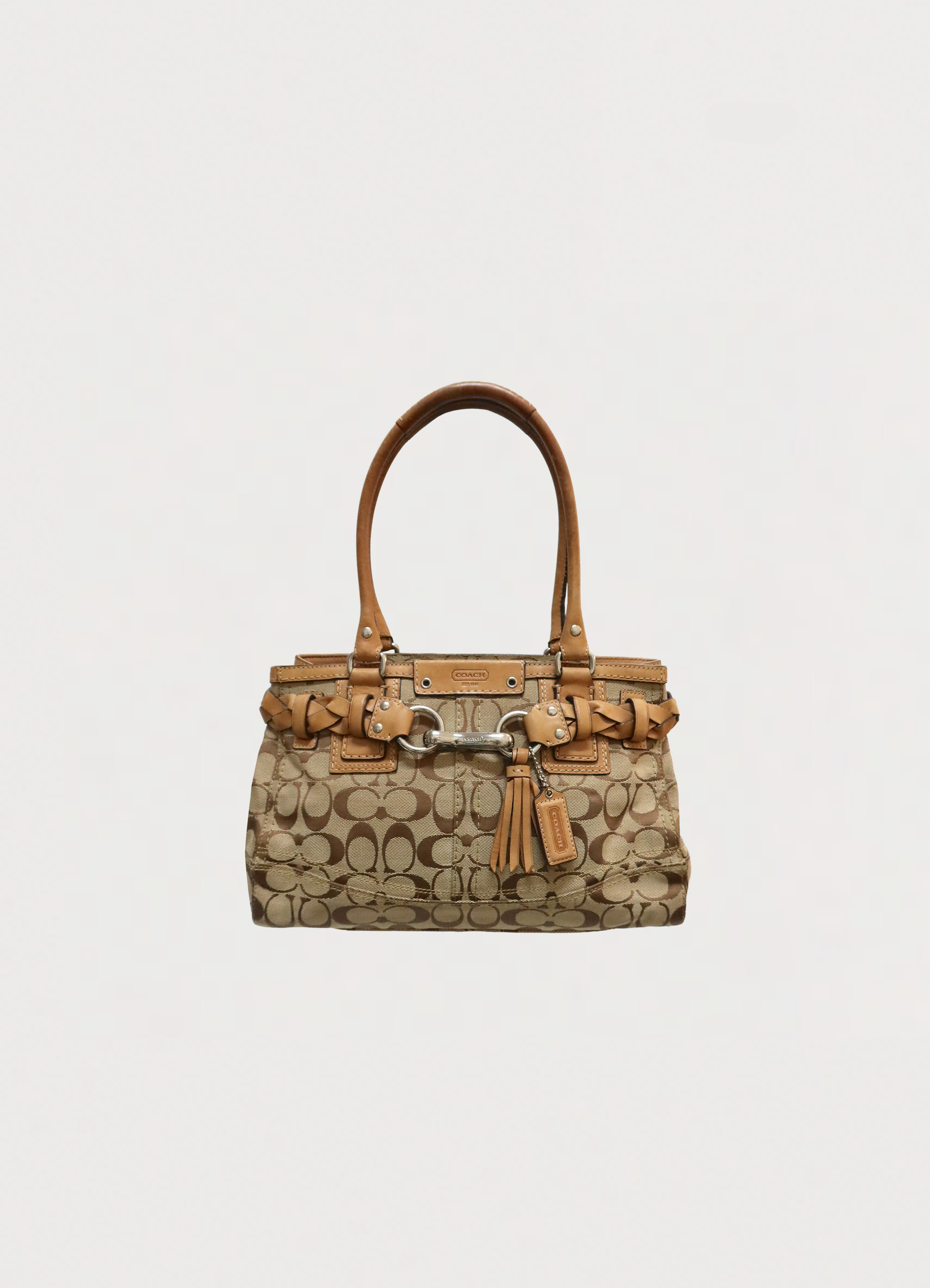 SIGNATURE HAMPTONS CARRYALL SATCHEL BAG