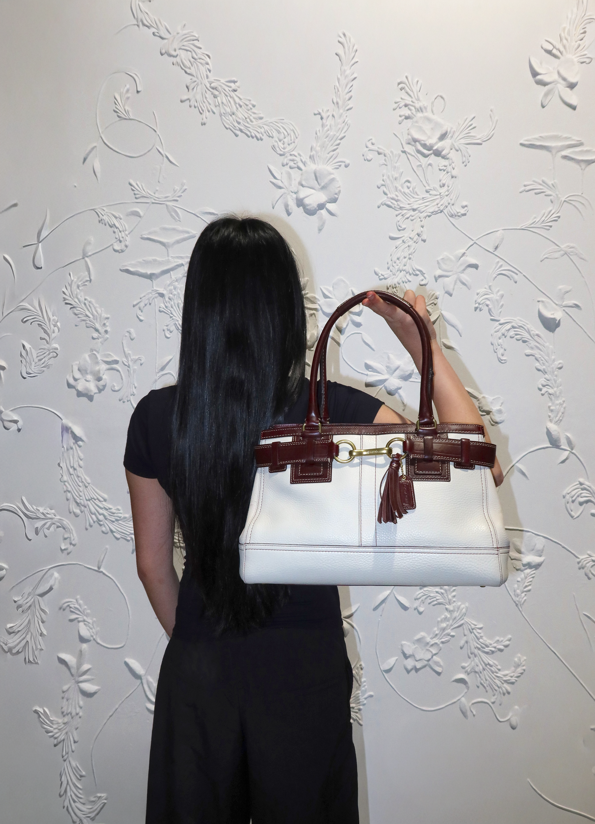 HAMPTONS LEATHER SATCHEL SHOULDER BAG