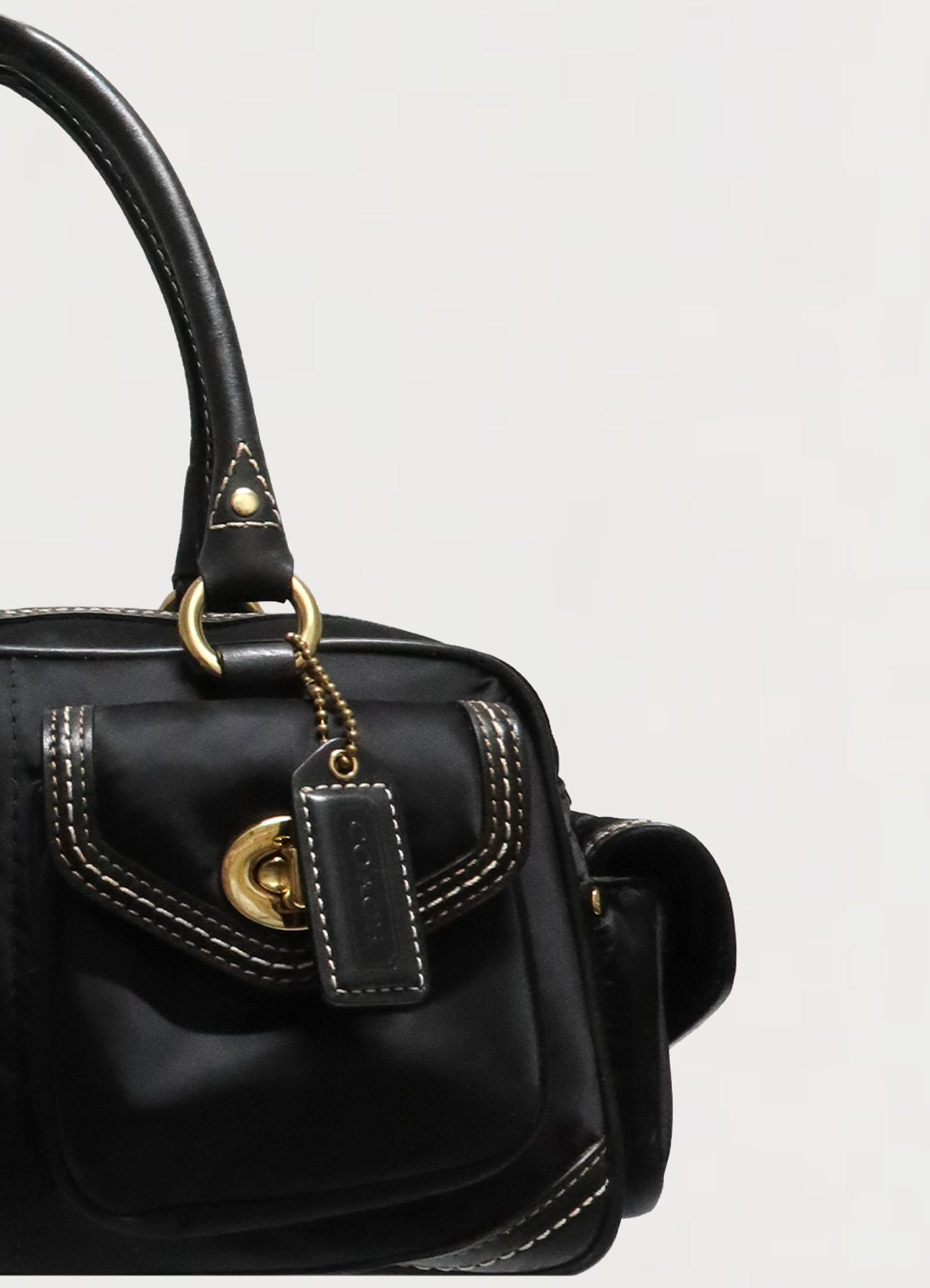 SOHO SIGNATURE POCKET SATCHEL BAG