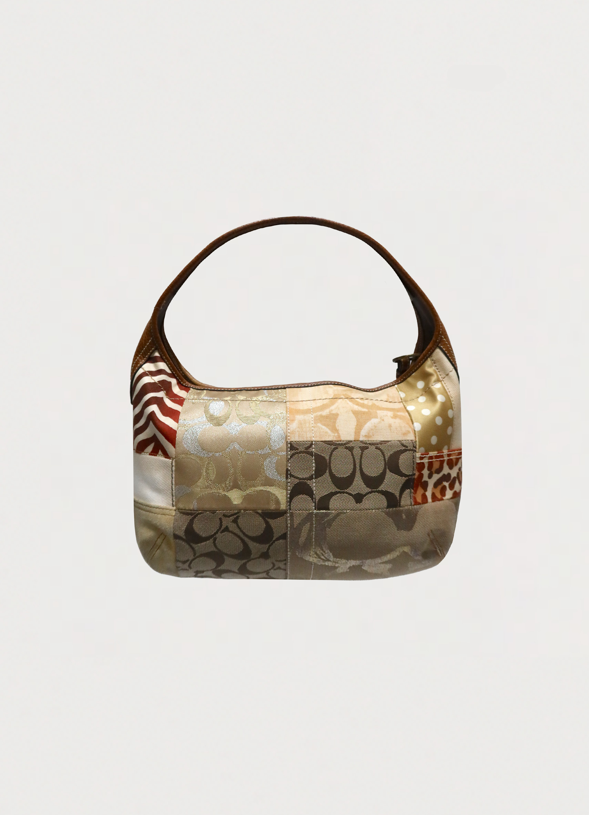 PATCHWORK ERGO HOBO SHOULDER BAG