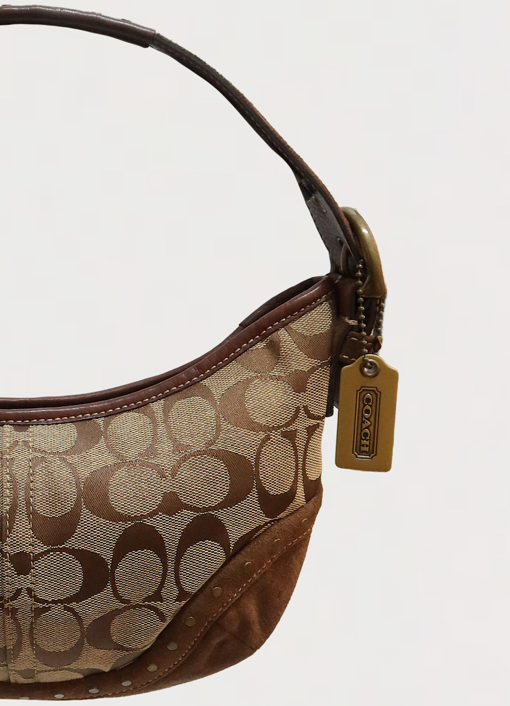 SOHO STUDDED HOBO BAG