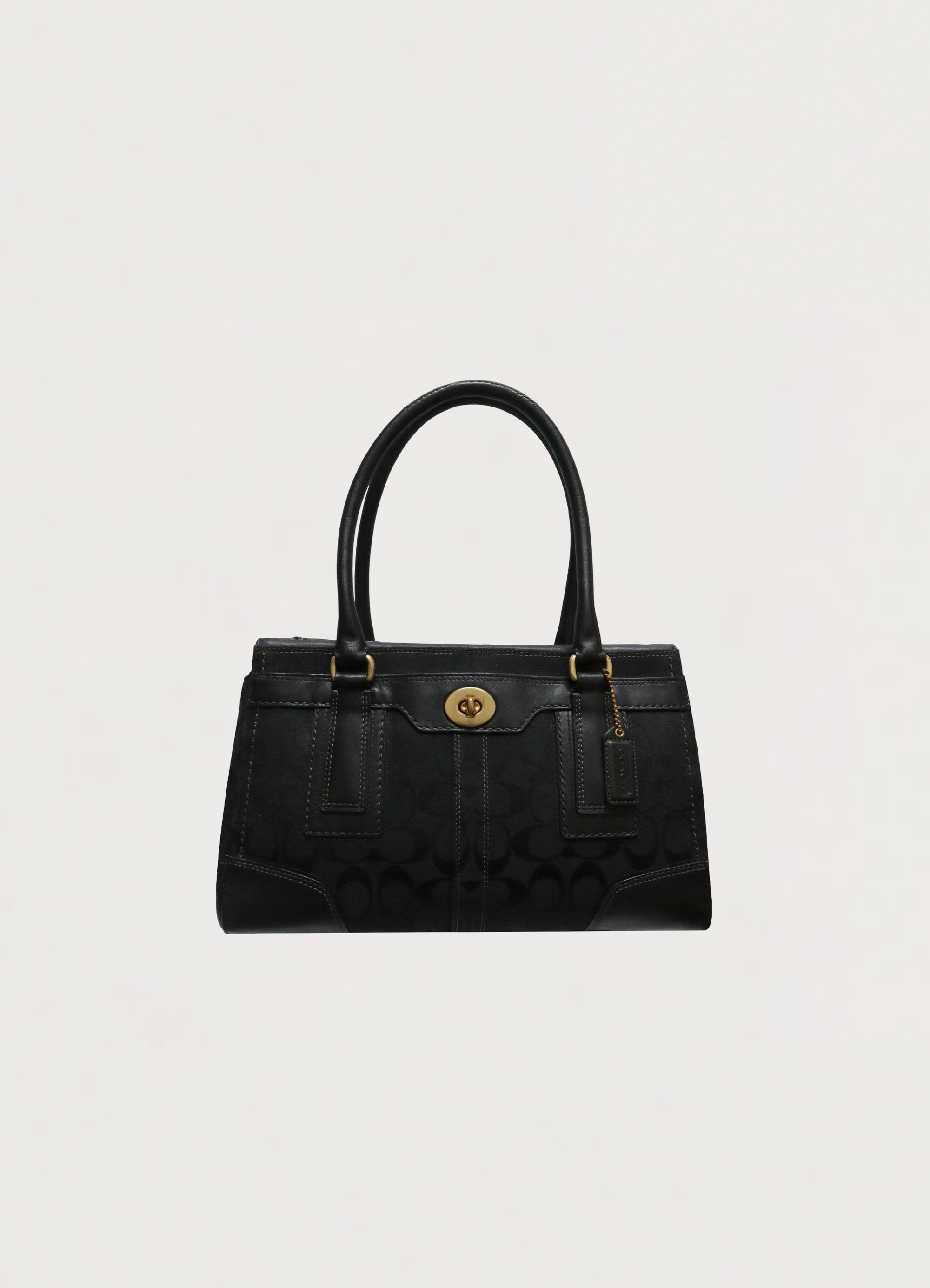 HAMPTONS MADELINE SIGNATURE SATCHEL BAG